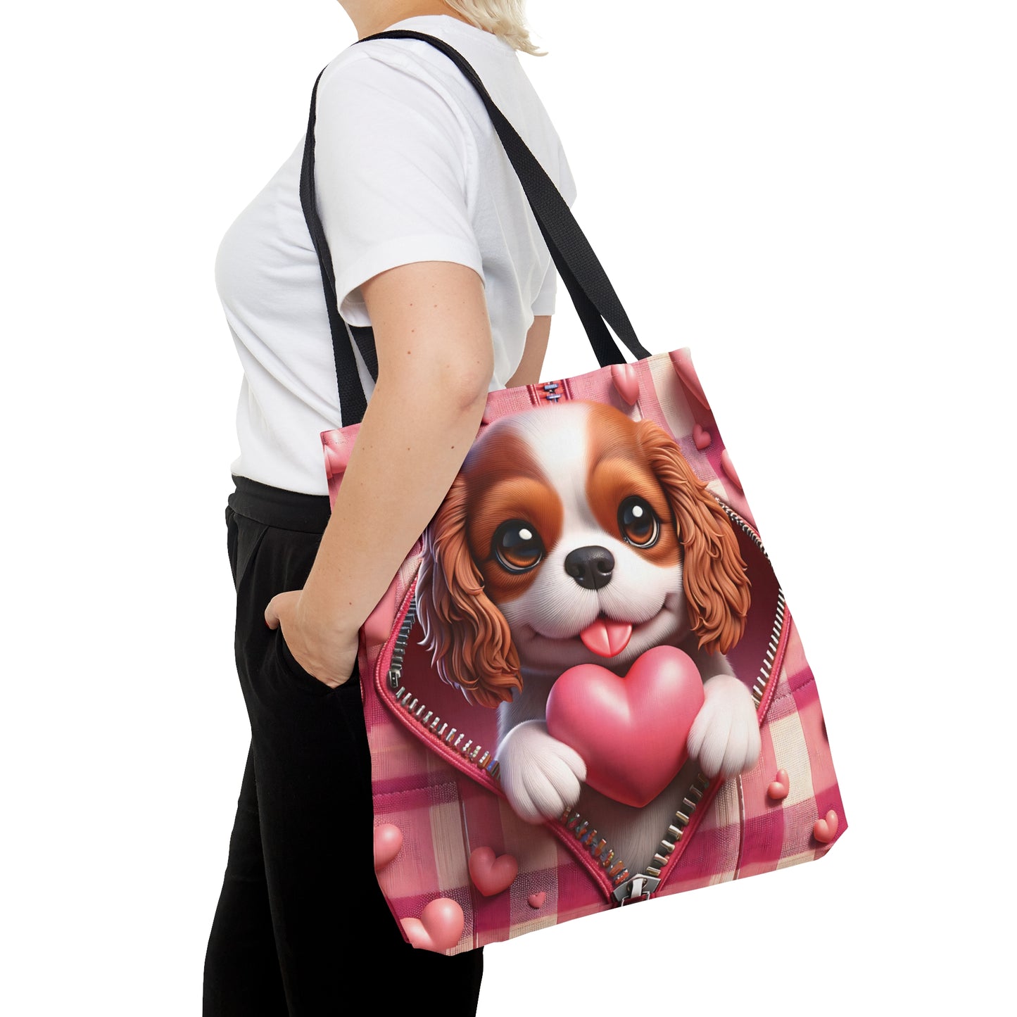 Tote Bag, Cute Dog, Personalised/Non-Personalised Tote bag