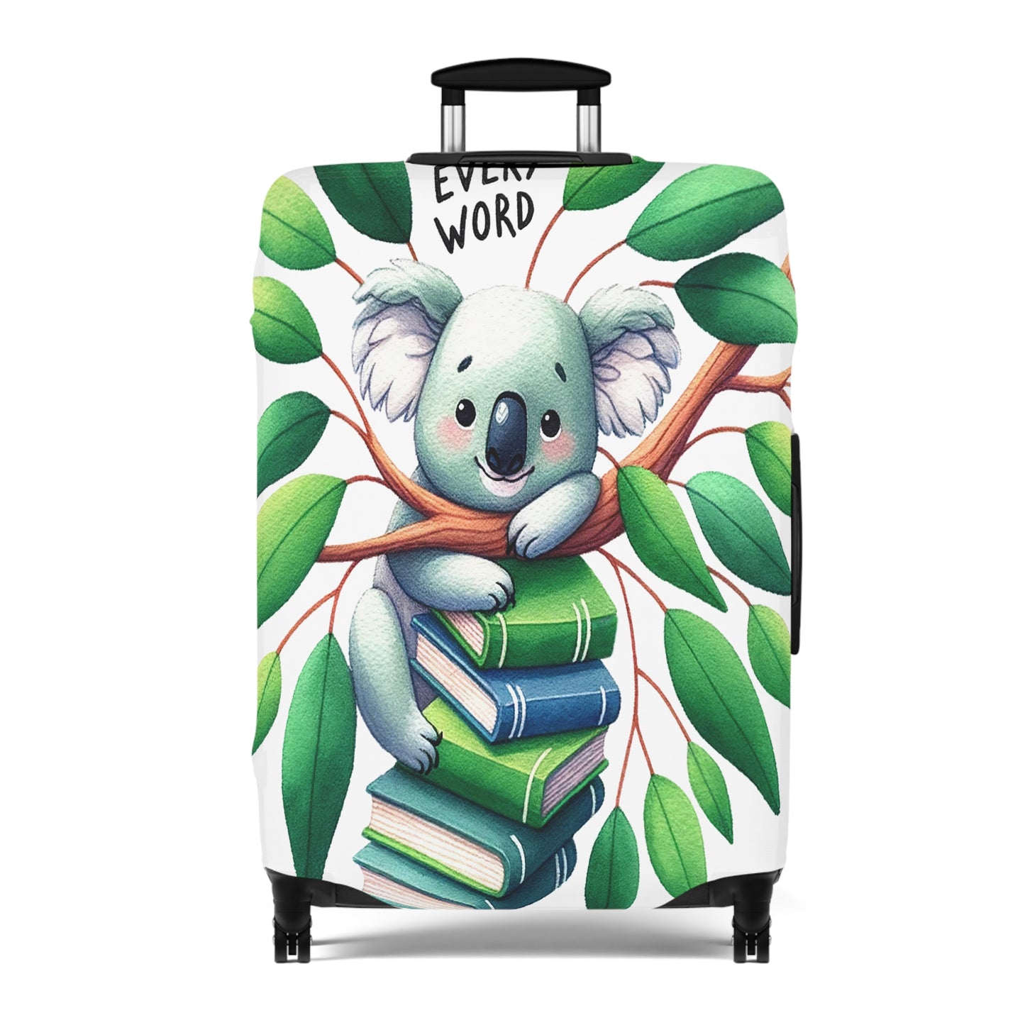 Luggage Cover, Koala, Cling to every word, awd-241