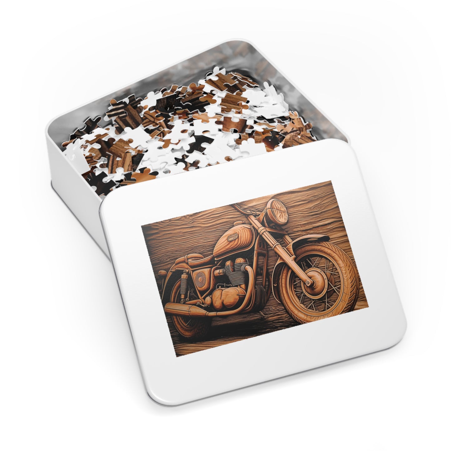 Jigsaw Puzzle, Motorbike, Personalised/Non-Personalised (30, 110, 252, 500,1000-Piece)