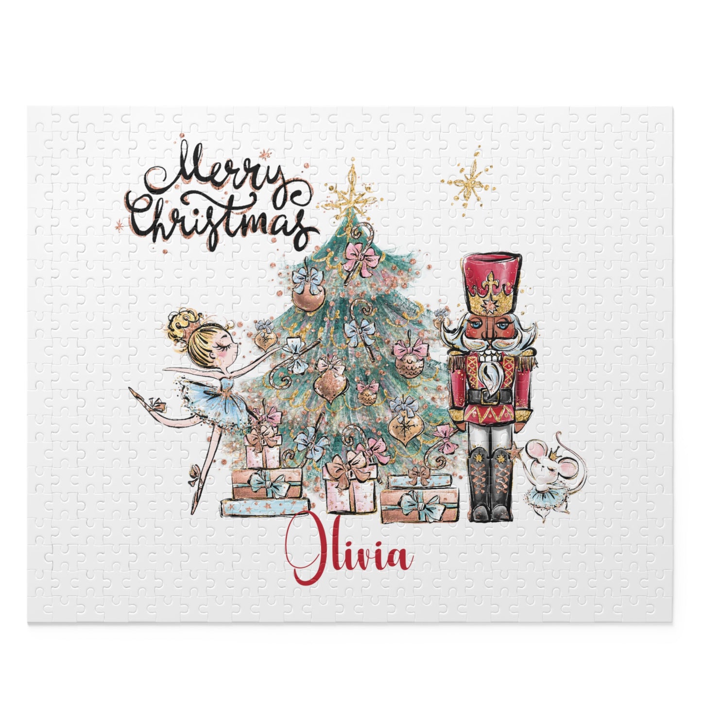 Puzzle, Christmas, Nutcracker, Sugar Plum Fairy, Personalised/Non-Personalised, (120, 252, 500-Piece)