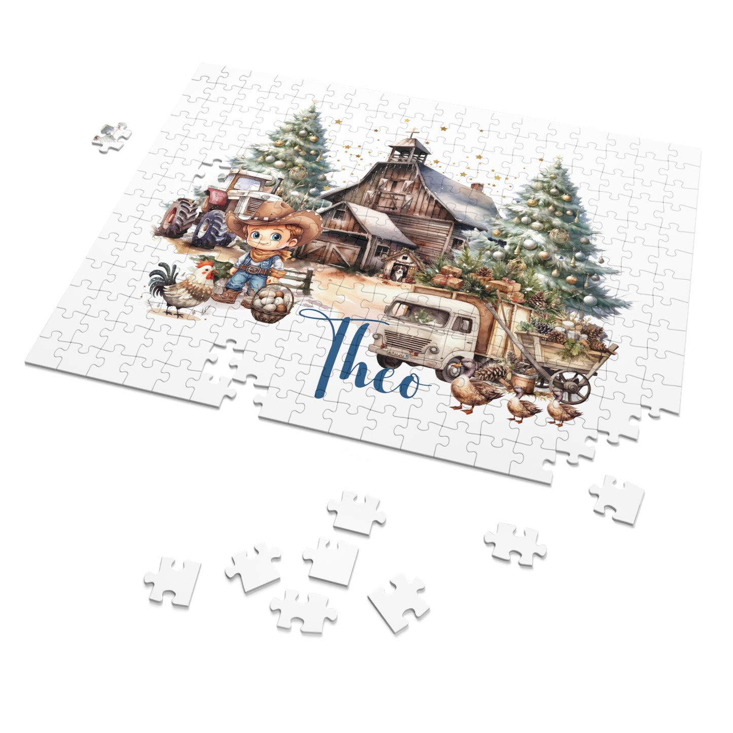 Puzzle, Country Cowboy, Personalised/Non-Personalised (30, 110, 252, 500,1000-Piece)