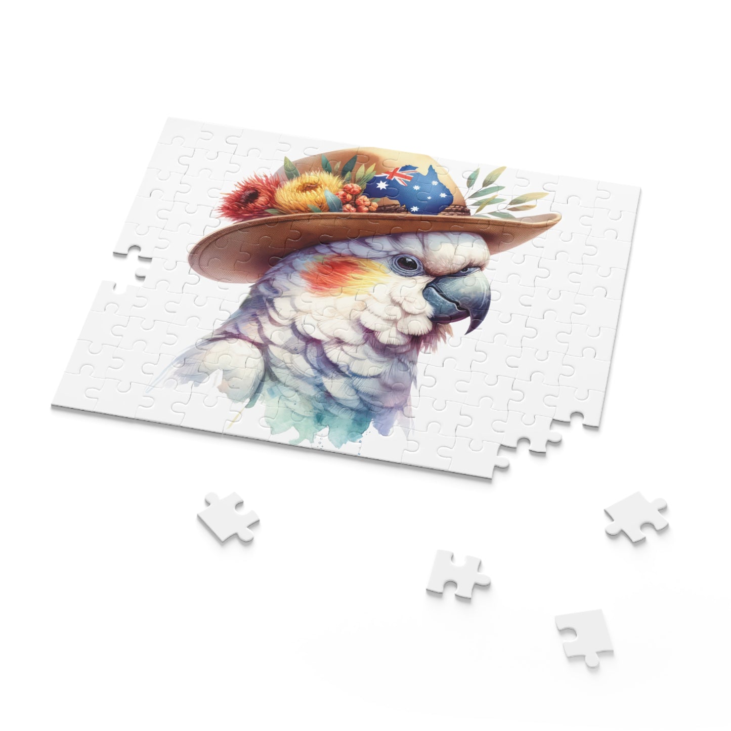 Personalised/Non-Personalised Puzzle, Cockatoo (120, 252, 500-Piece)