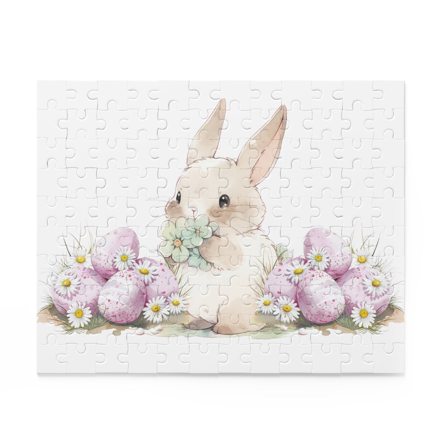 Personalised/Non-Personalised Puzzle, Easter Bunny (120, 252, 500-Piece)