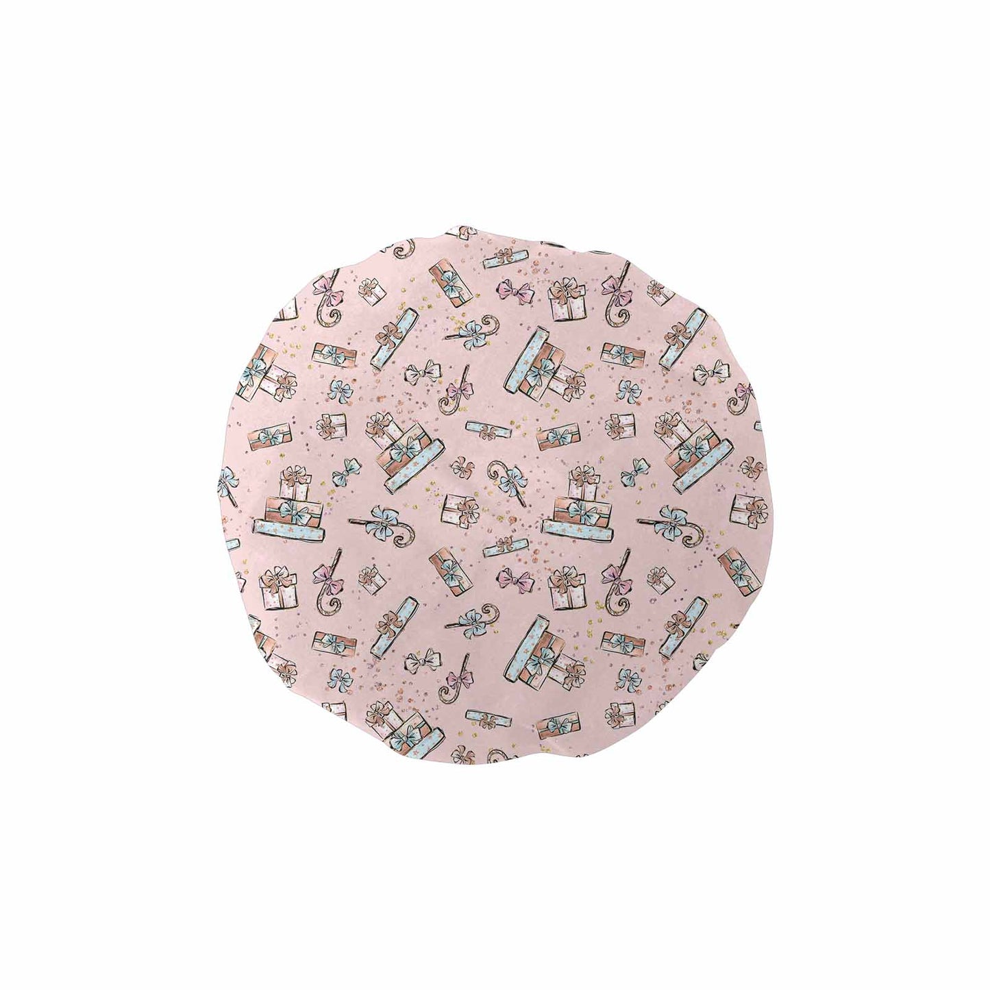 Pink Christmas  Shower Cap