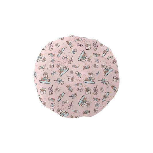 Pink Christmas  Shower Cap