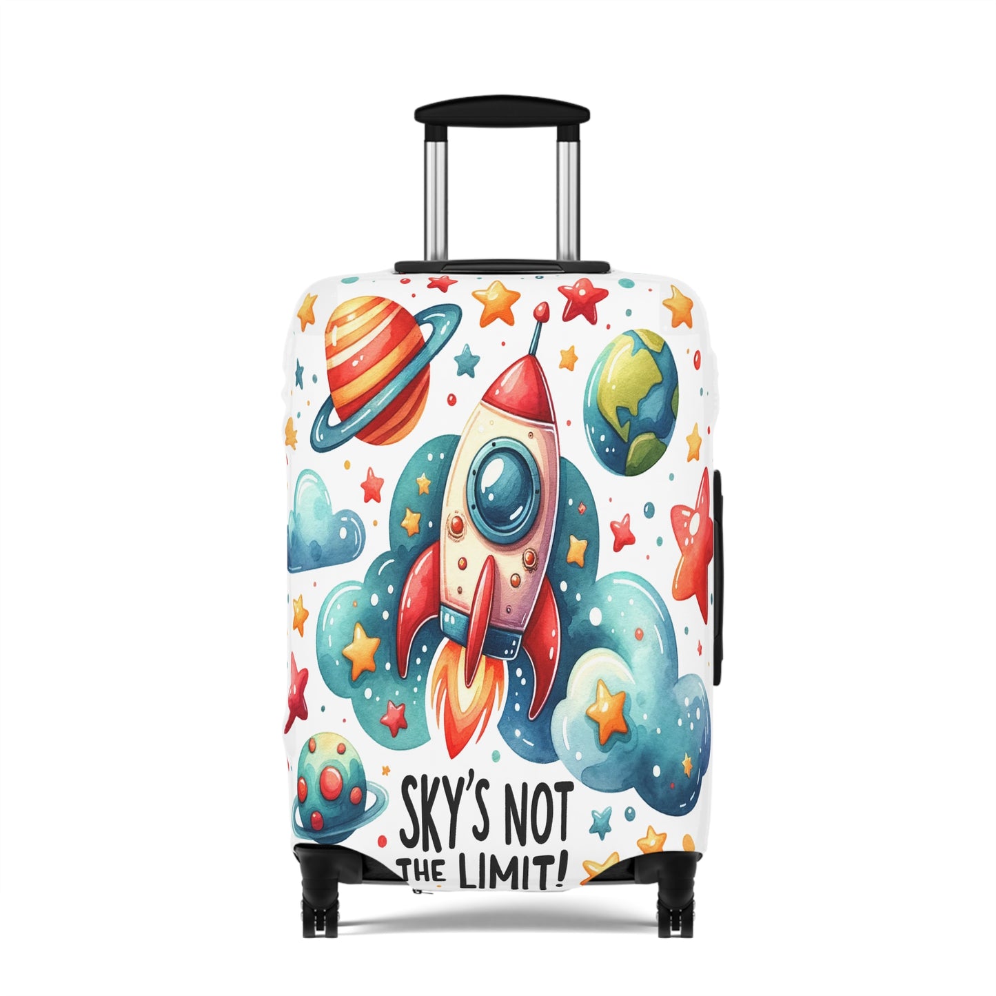 Luggage Cover, Rocket, Sky's not the Limit, awd-340