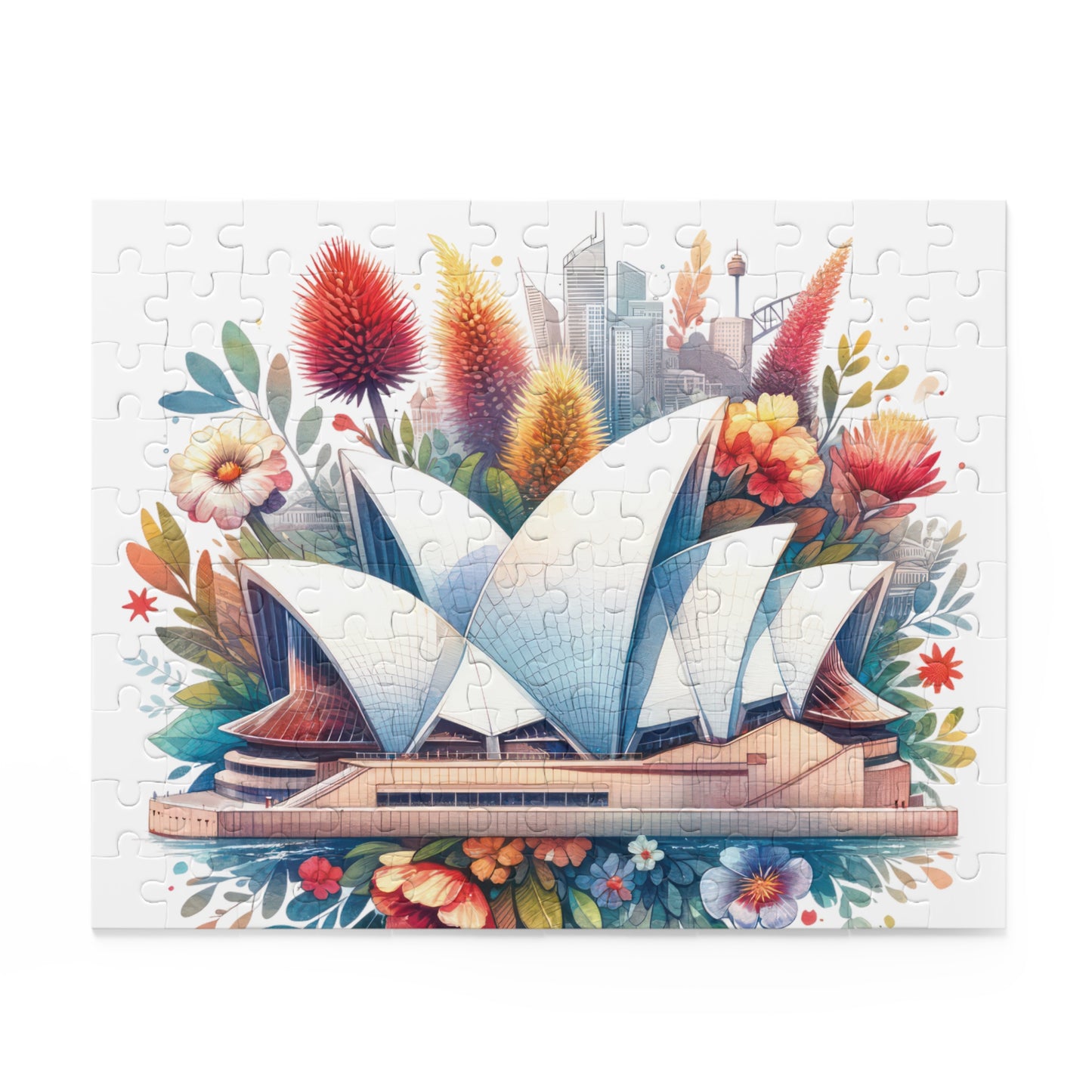 Personalised/Non-Personalised Puzzle, Sydney Opera House (120, 252, 500-Piece)