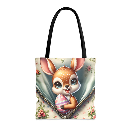 Tote Bag, Easter, Cute Deer, Personalised/Non-Personalised Tote bag