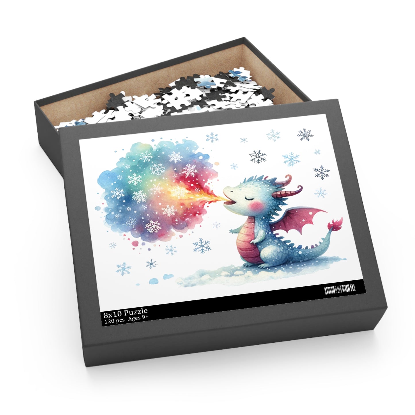 Personalised/Non-Personalised Puzzle, Dragon (120, 252, 500-Piece)