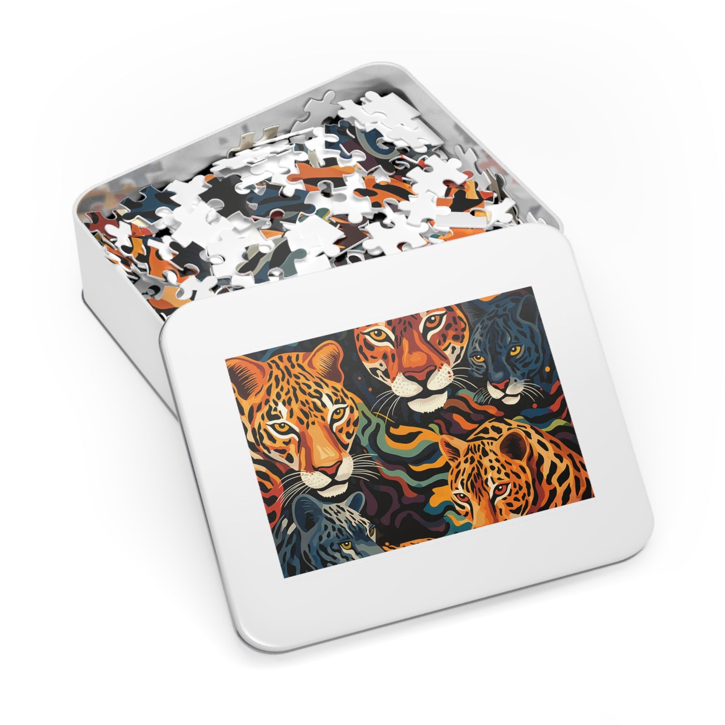 Jigsaw Puzzle, Leopard, Personalised/Non-Personalised (30, 110, 252, 500,1000-Piece)