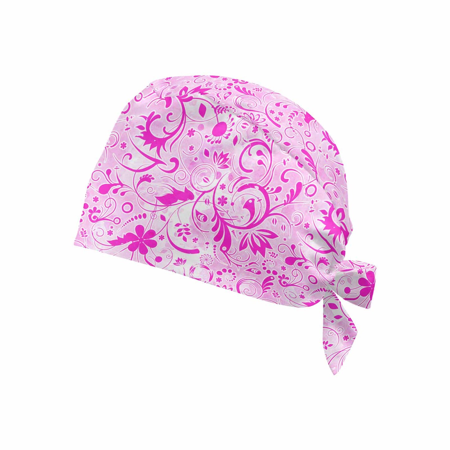 Pink Paisley  Scrub Cap