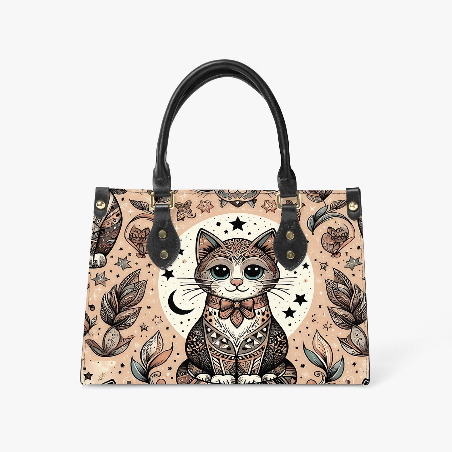 Women's Tote Bag - Long Strap - Cat