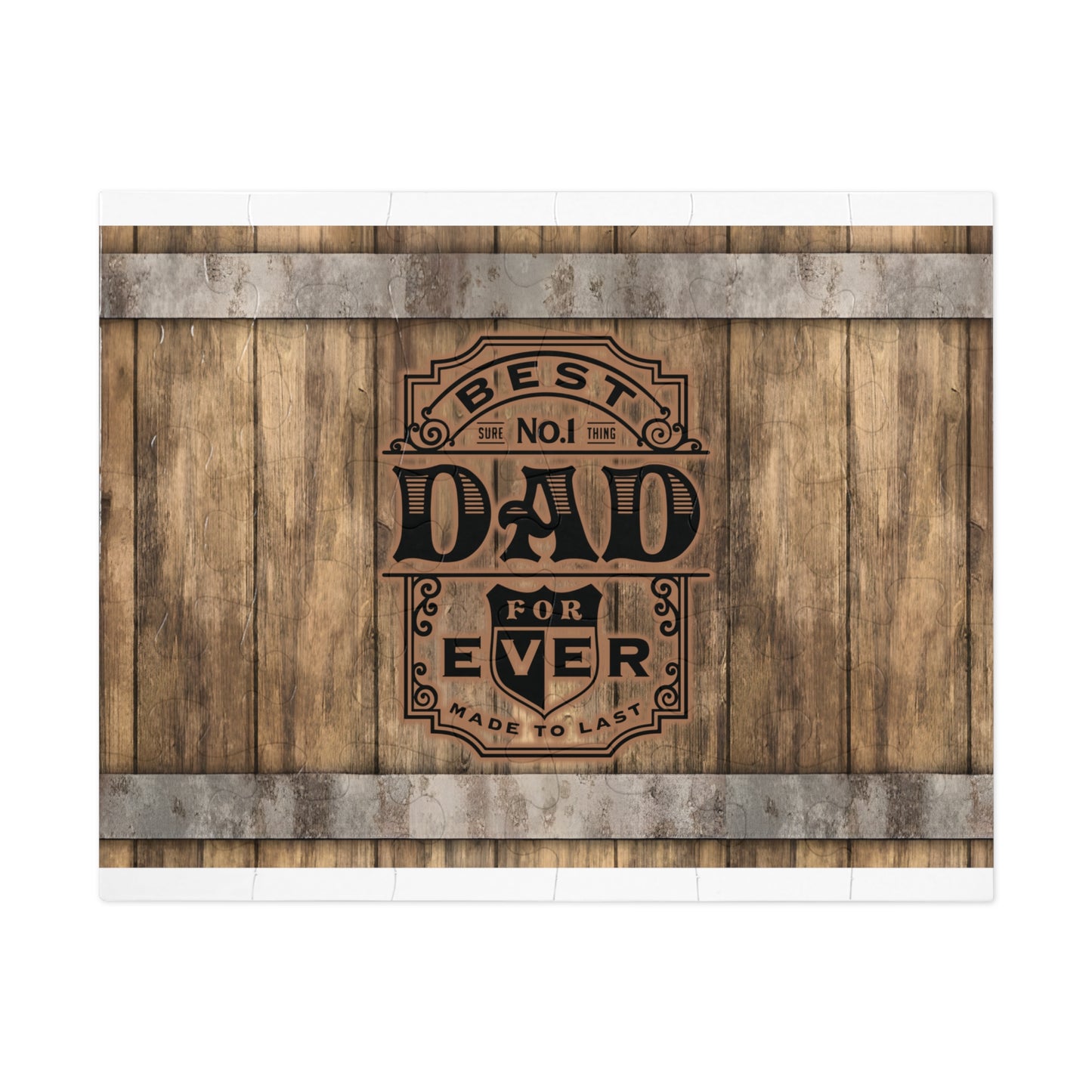 Puzzle, Dad, Best Dad, Personalised/Non-Personalised (30, 110, 252, 500,1000-Piece) awd-571