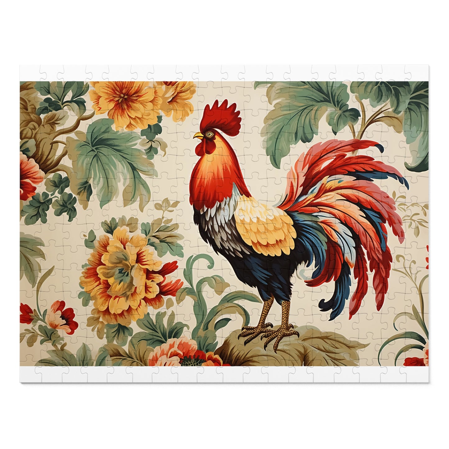 Jigsaw Puzzle, Chicken/Rooster, Personalised/Non-Personalised (30, 110, 252, 500,1000-Piece)