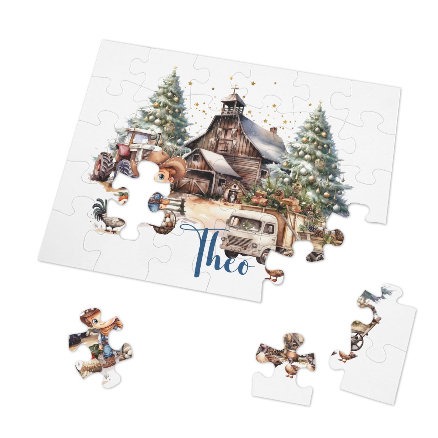 Puzzle, Country Cowboy, Personalised/Non-Personalised (30, 110, 252, 500,1000-Piece)