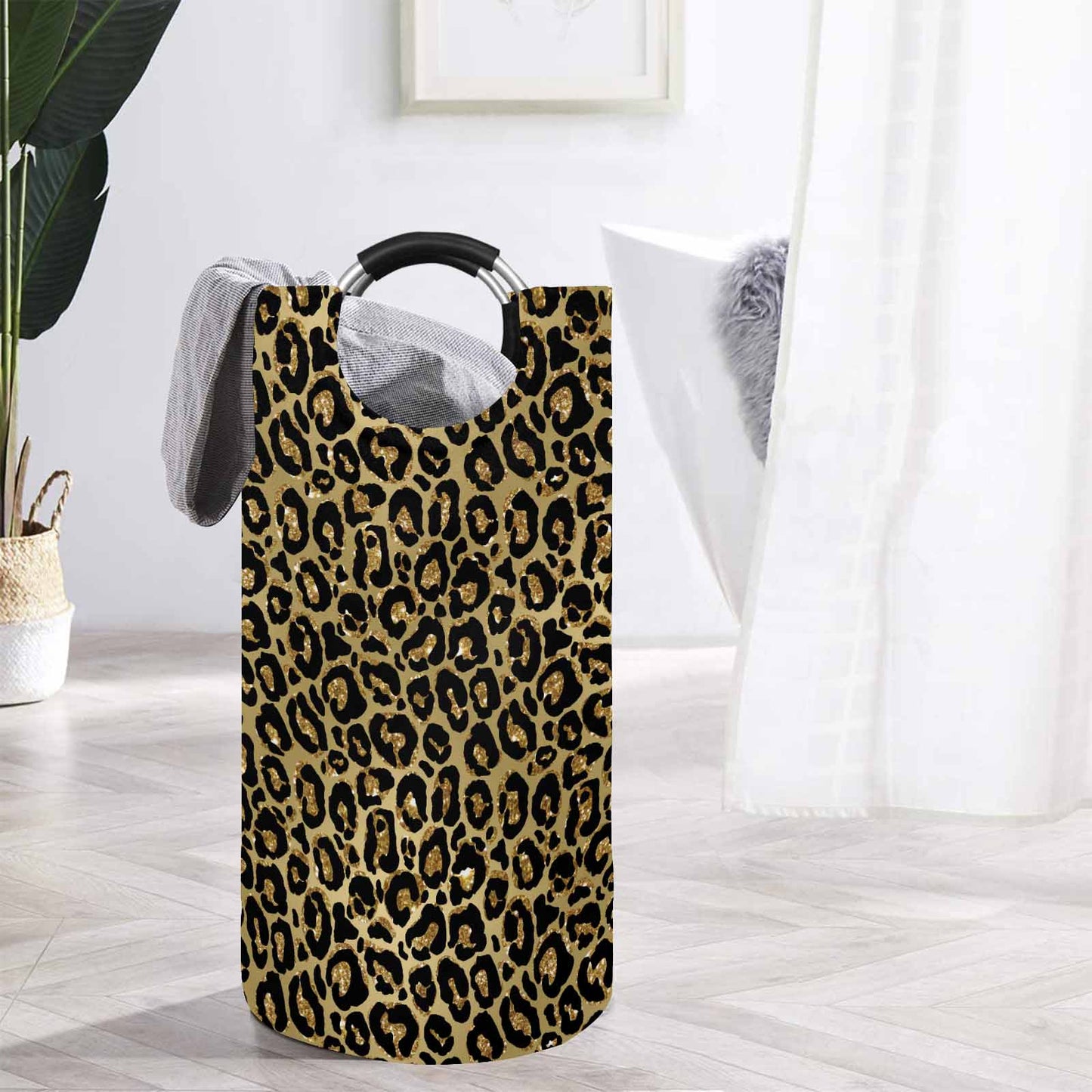 Animal print 4  Round Laundry Basket