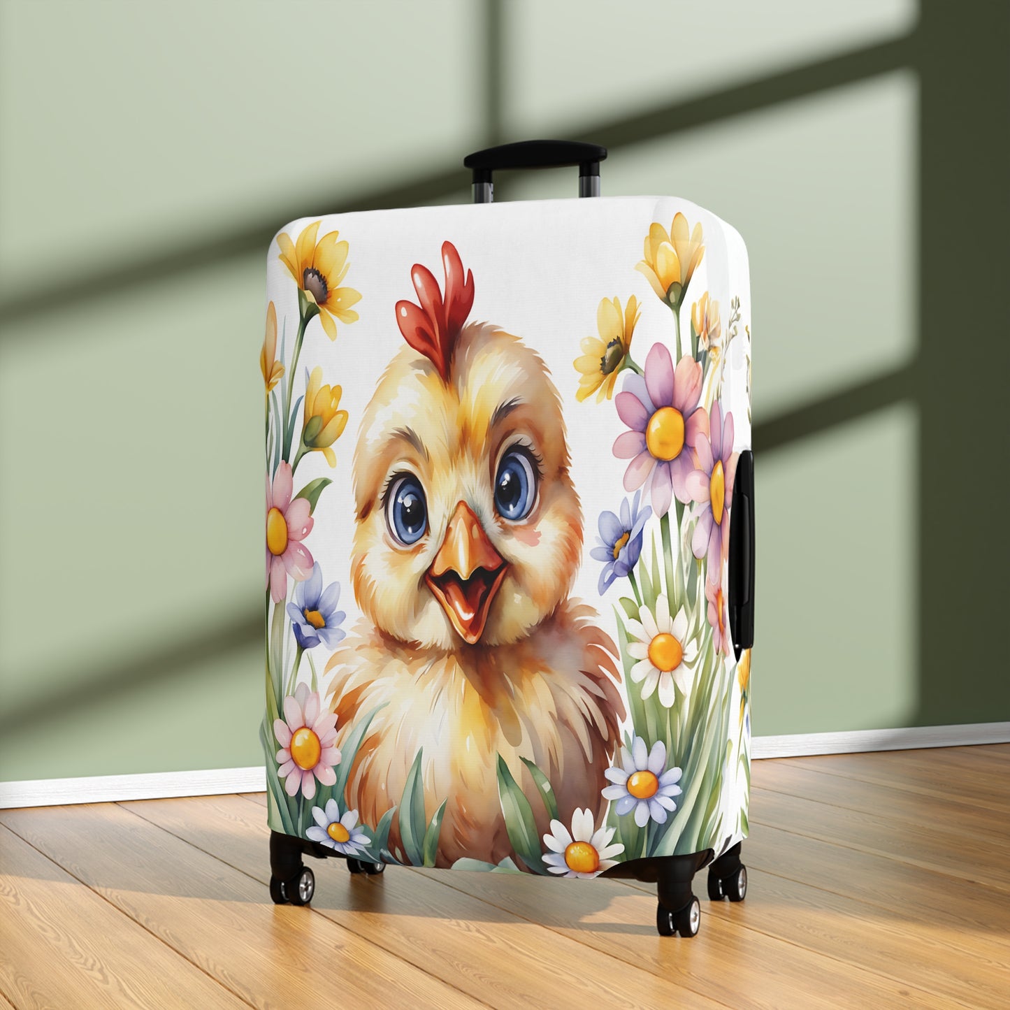 Luggage Cover, Chicken/Rooster, awd-301