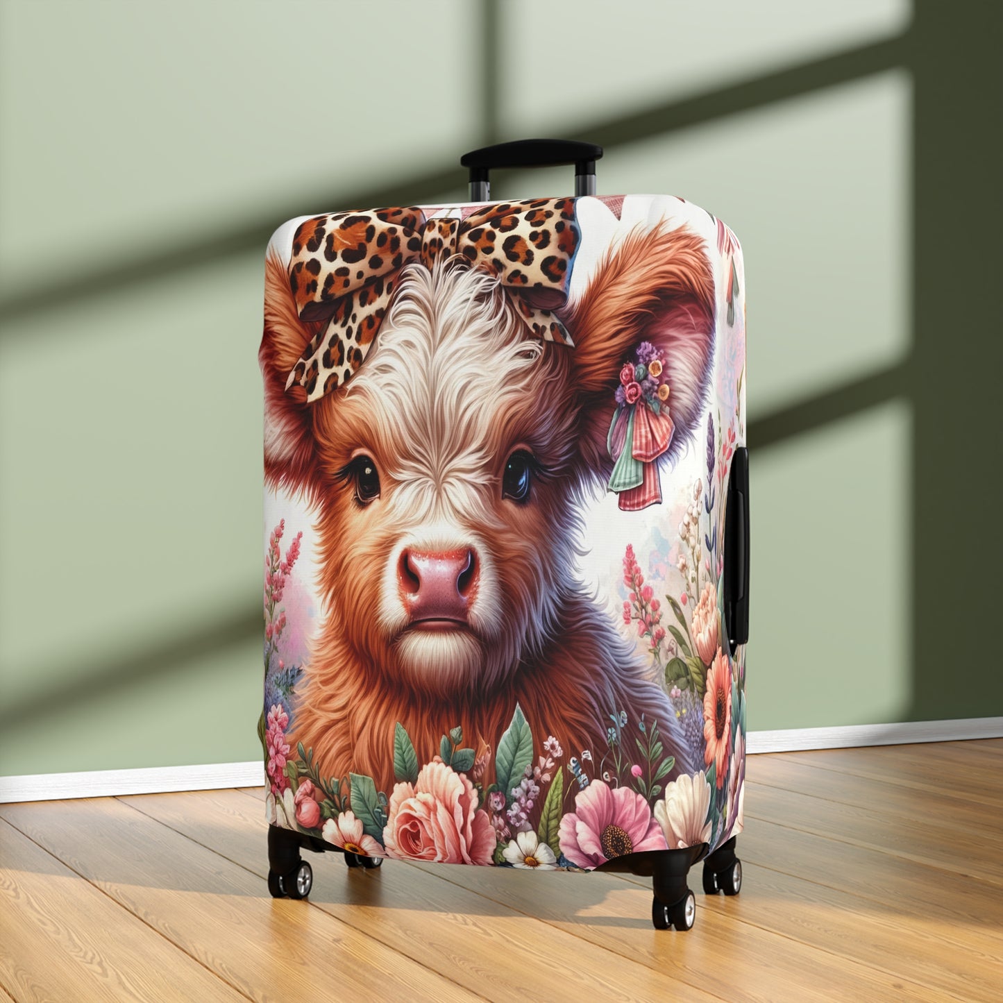 Luggage Cover, Highland Cow, awd-5003