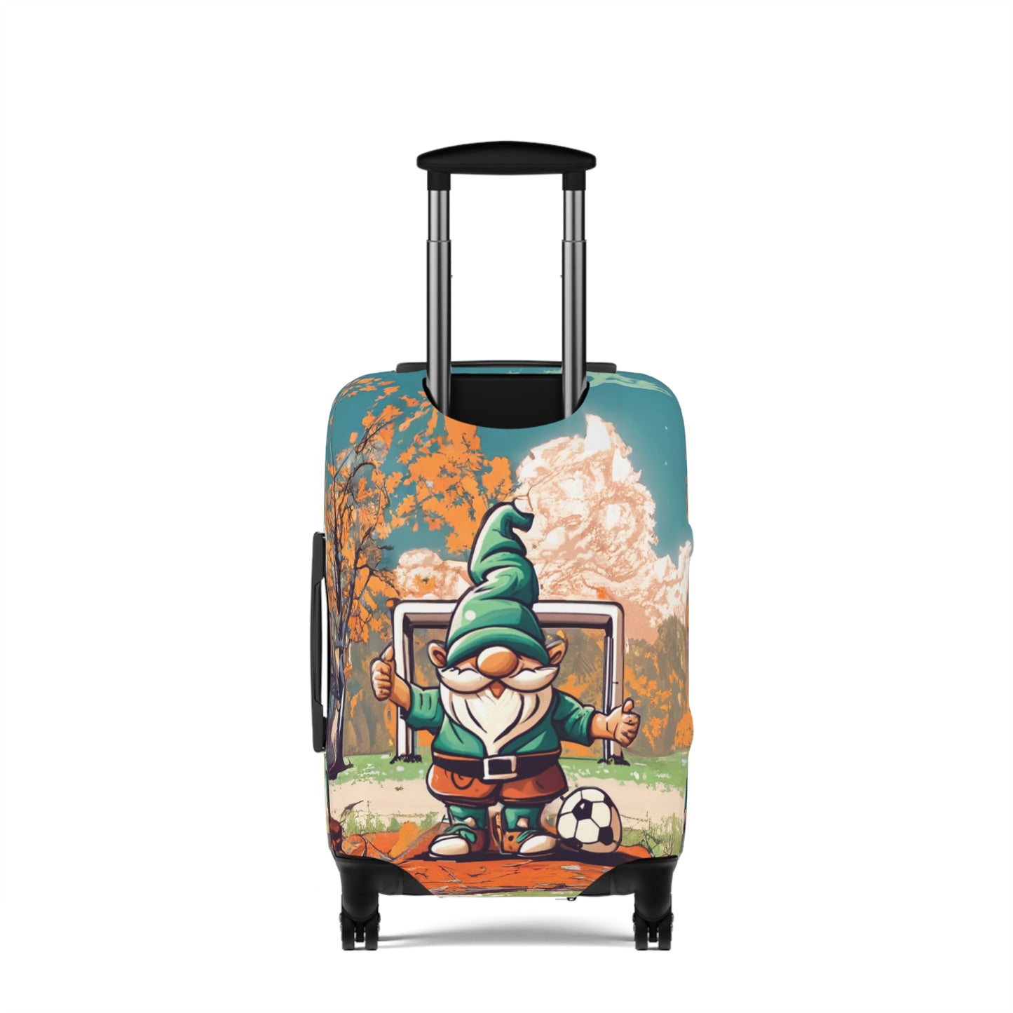 Luggage Cover, Retro Soccer Gnome, awd-5028