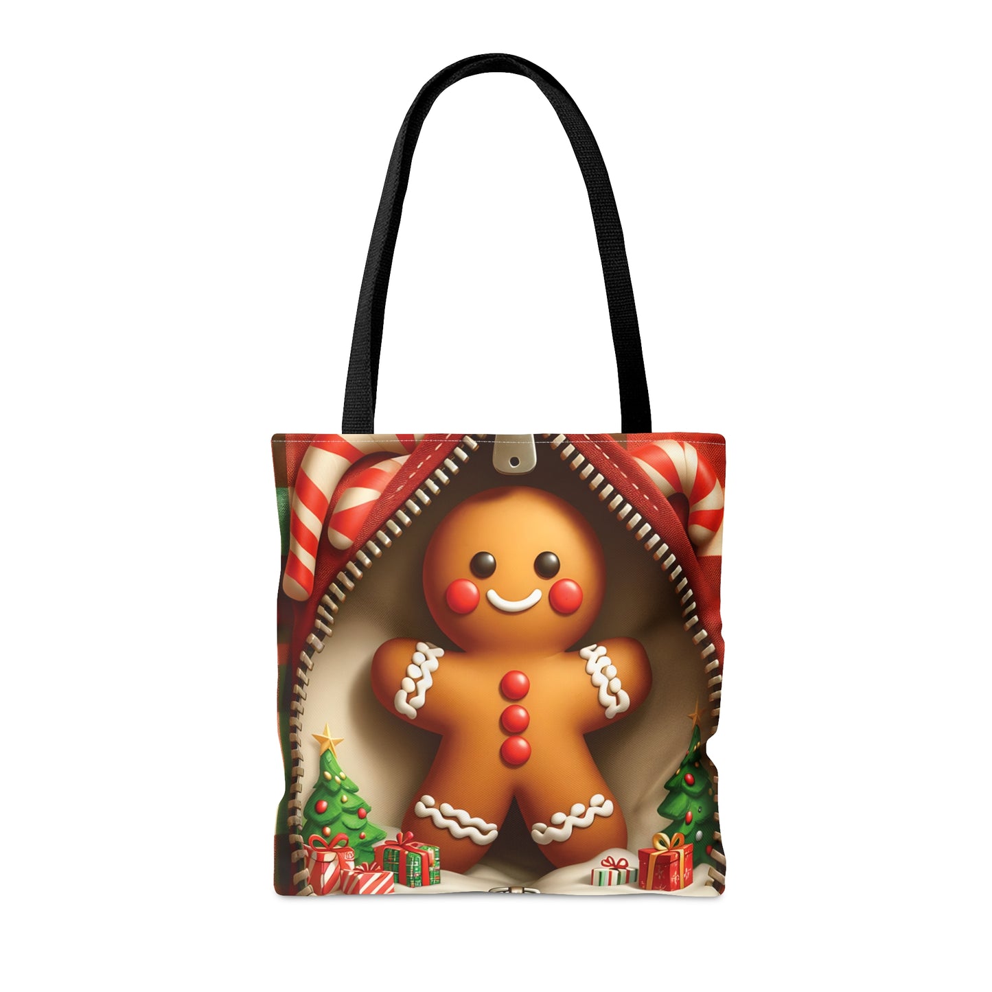 Tote Bag, Christmas, Gingerbread Man