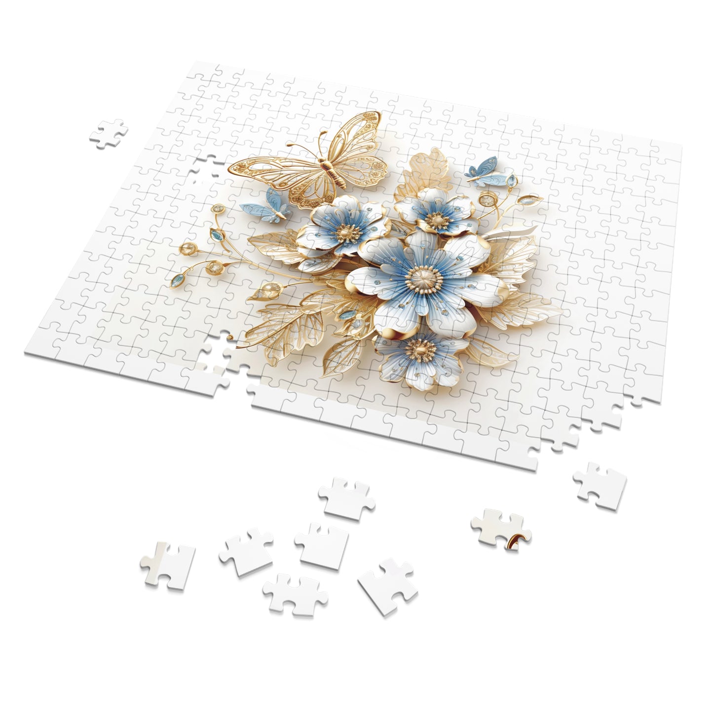 Jigsaw Puzzle, Floral, Personalised/Non-Personalised (30, 110, 252, 500,1000-Piece)