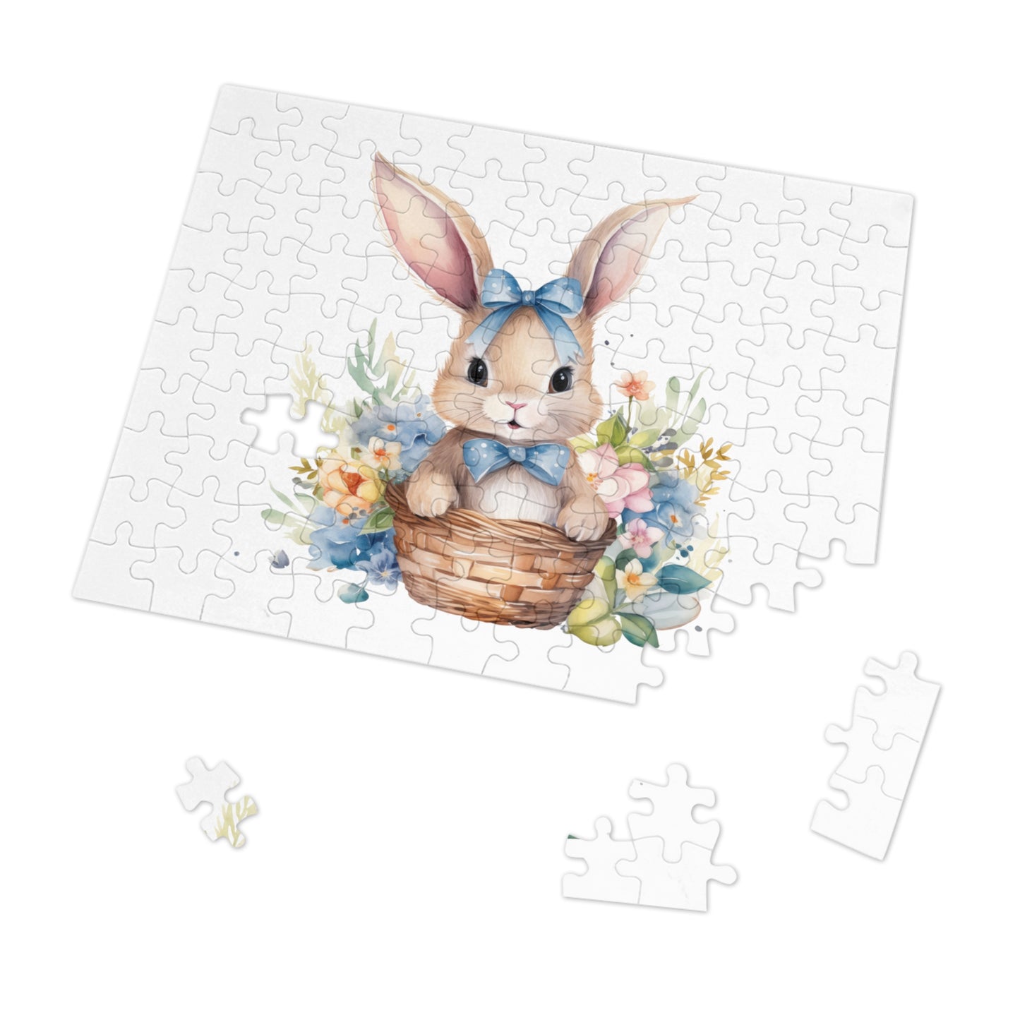 Jigsaw Puzzle, Easter, Easter Rabbit, Personalised/Non-Personalised (30, 110, 252, 500,1000-Piece)