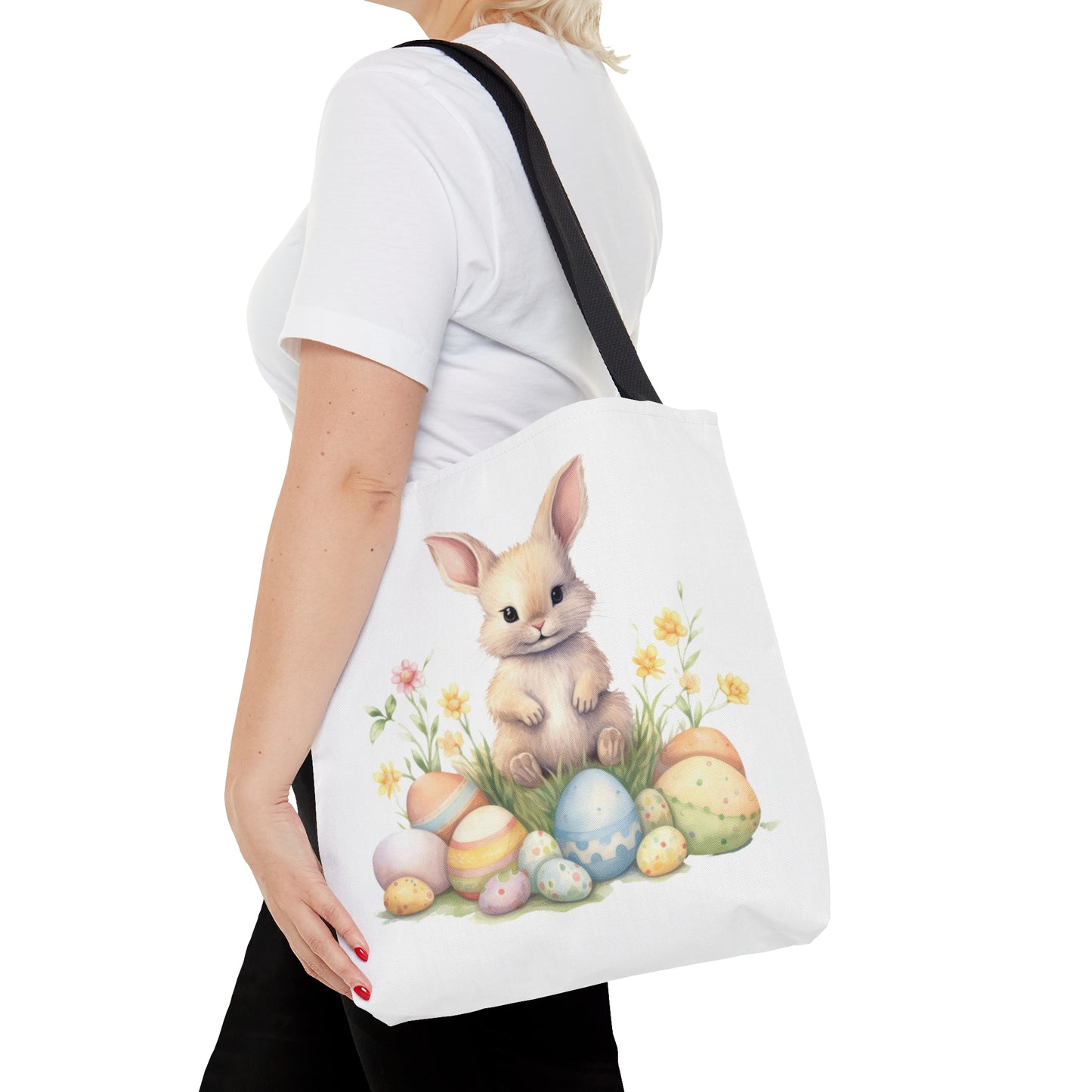 Tote Bag, Easter, Rabbit, Personalised/Non-Personalised Tote bag