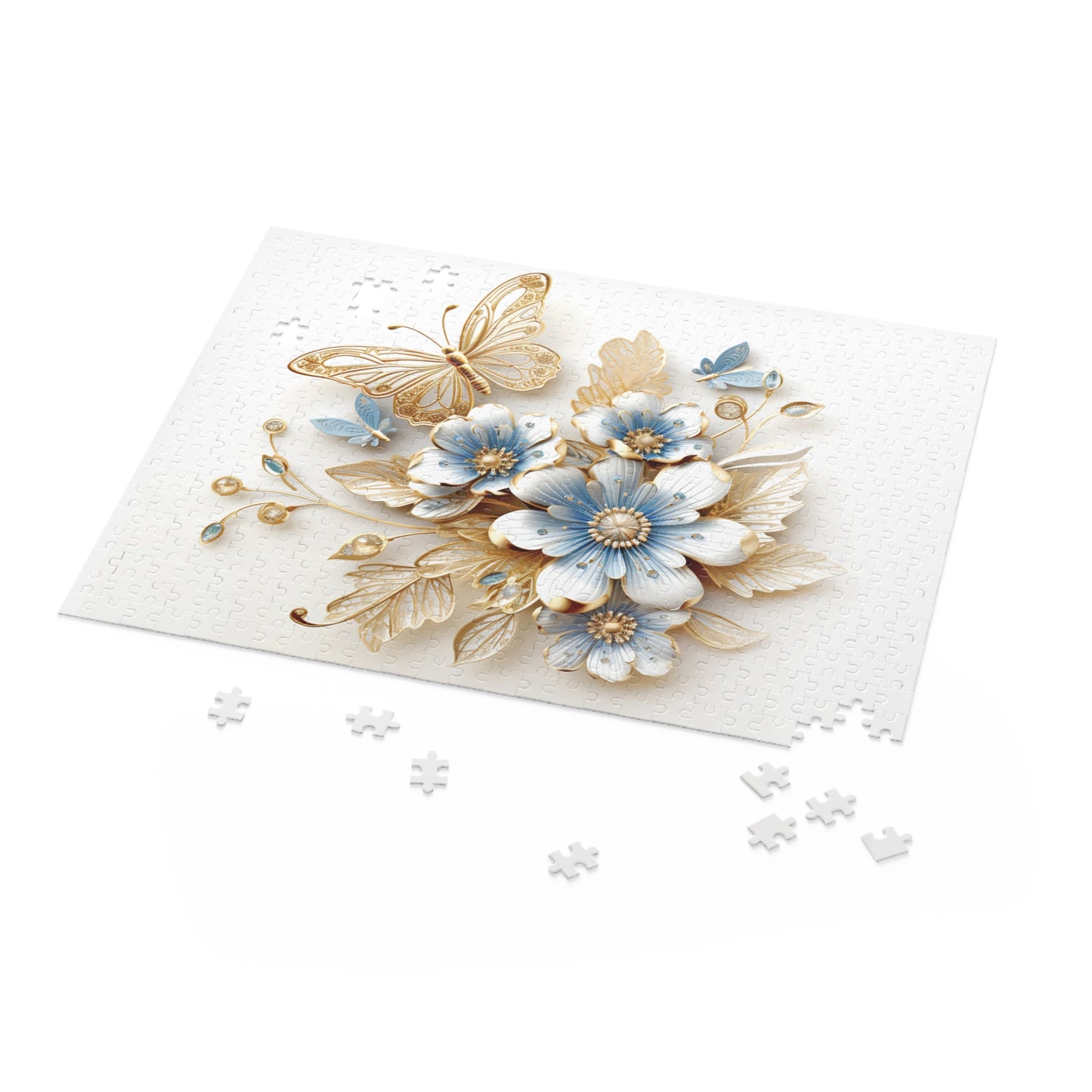 Personalised/Non-Personalised Puzzle, Floral (120, 252, 500-Piece)