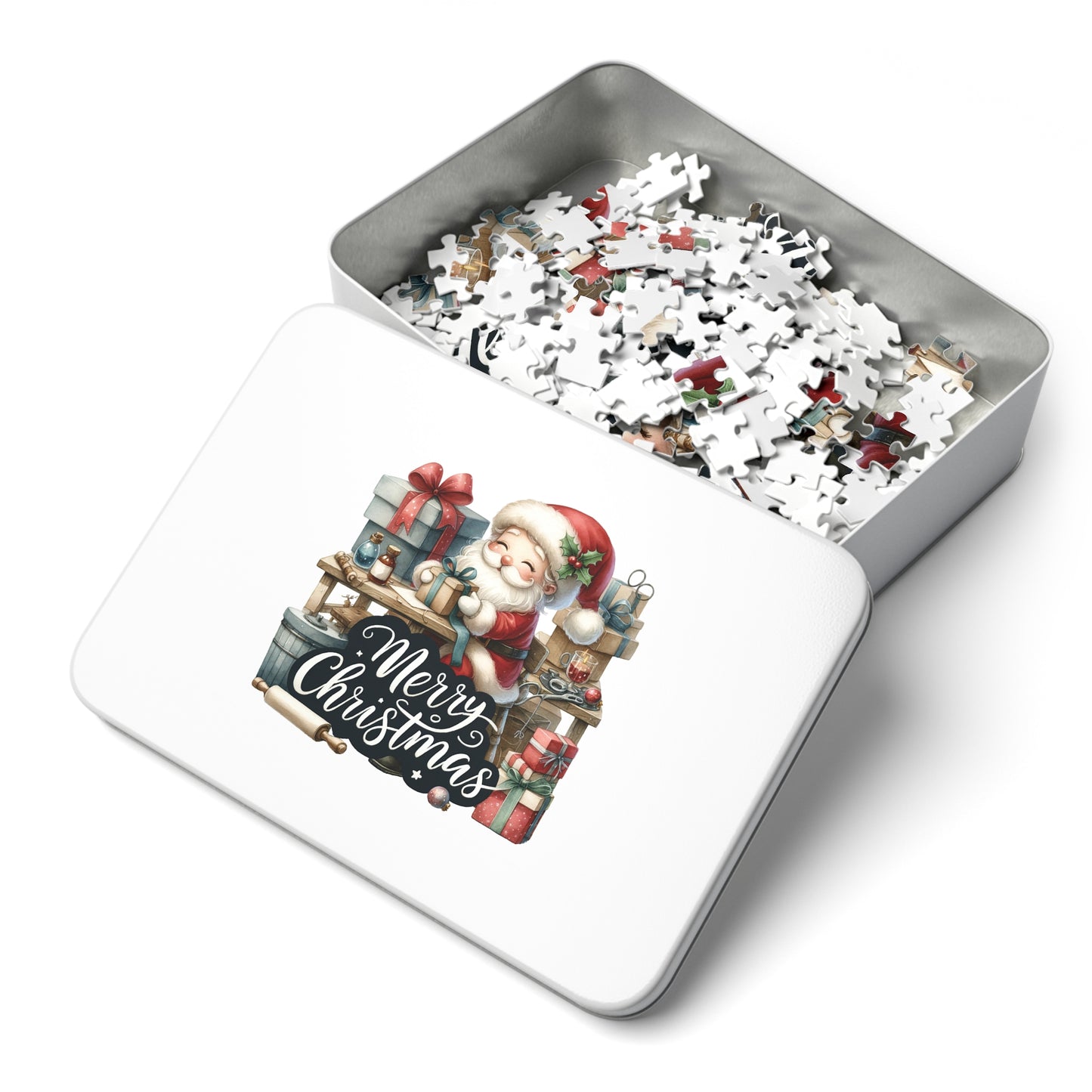 Jigsaw Puzzle, Christmas, Santa, Personalised/Non-Personalised (30, 110, 252, 500,1000-Piece)