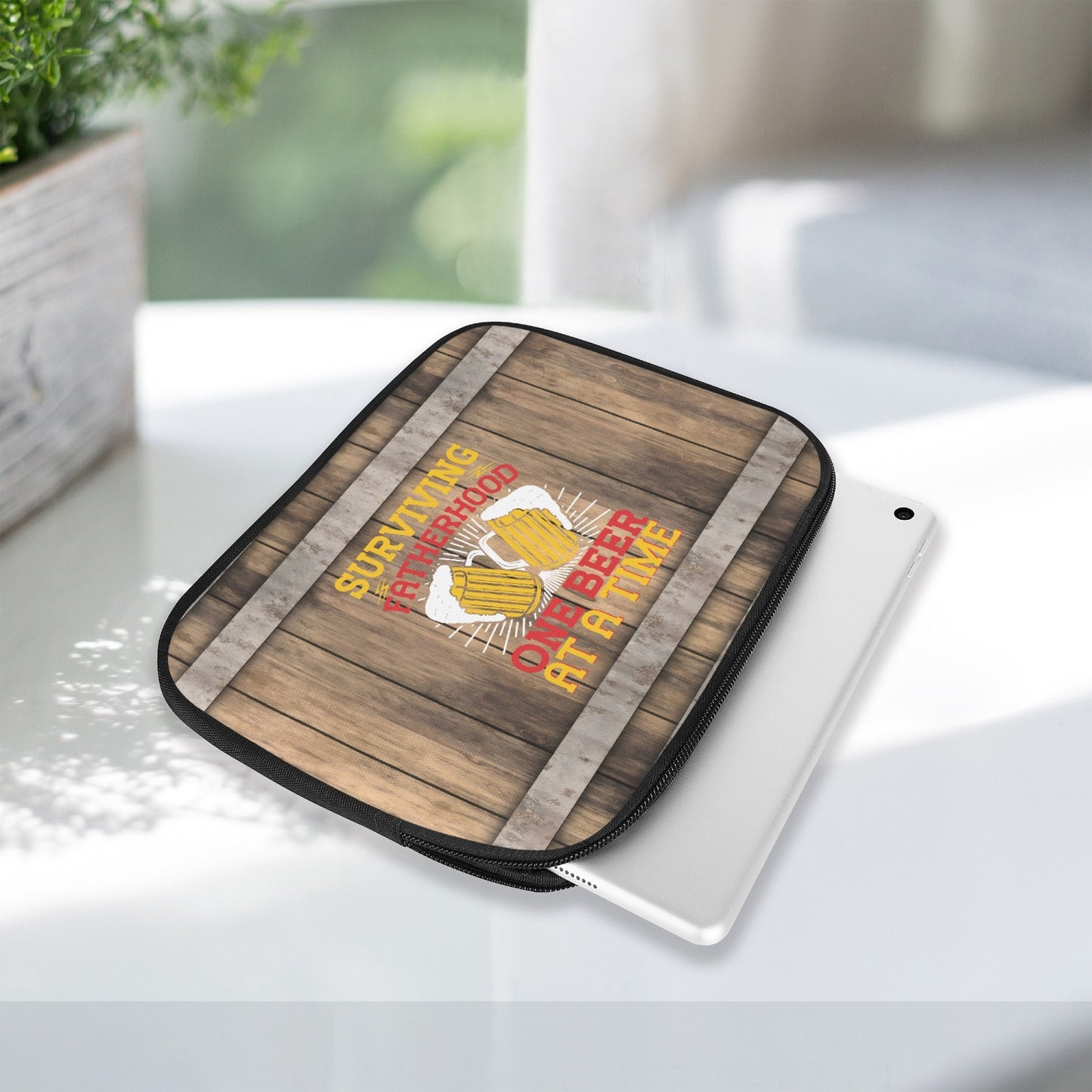 Tablet Sleeve - Surviving fatherhood on beer at a time, awd-568