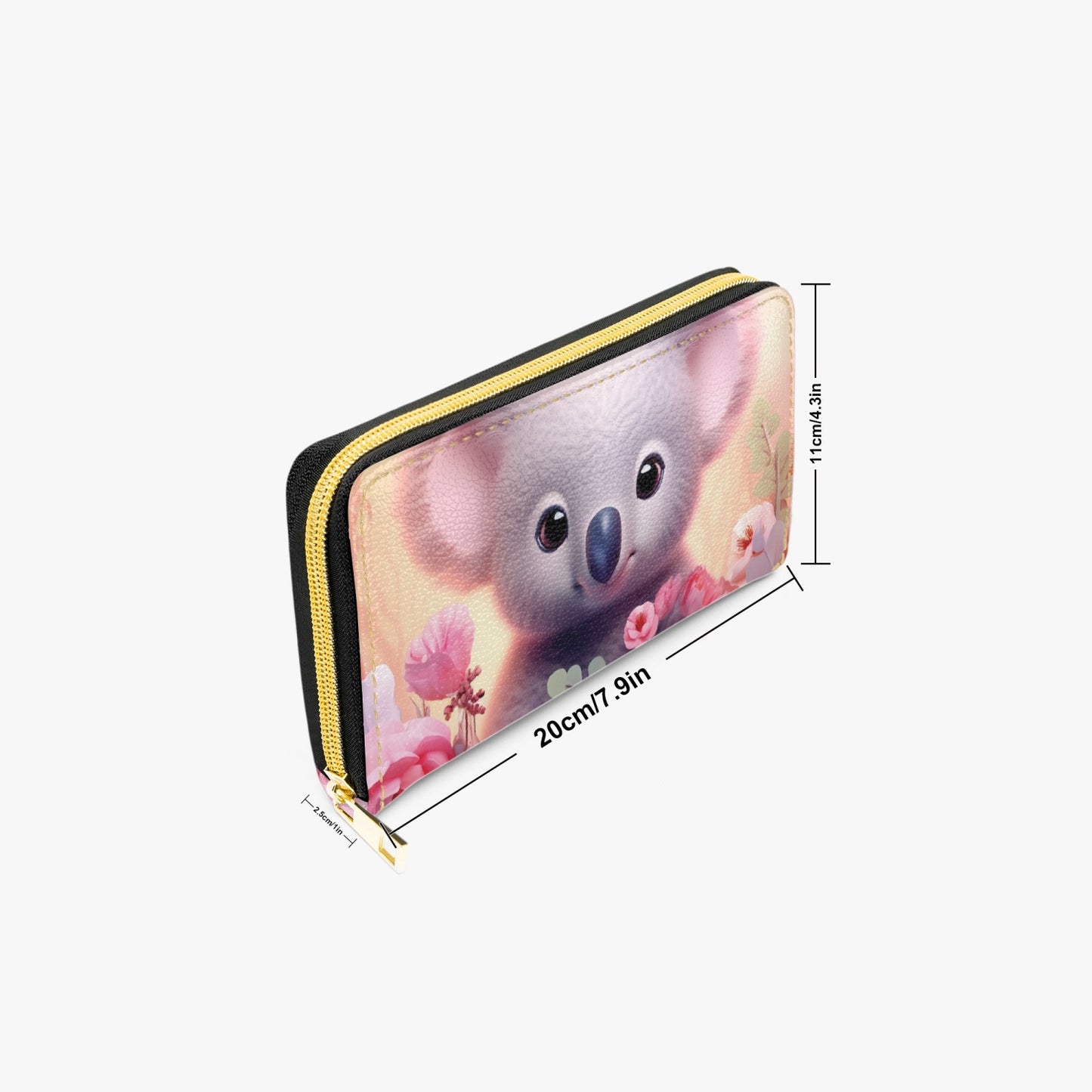 Long Type Zipper Purse - Koala