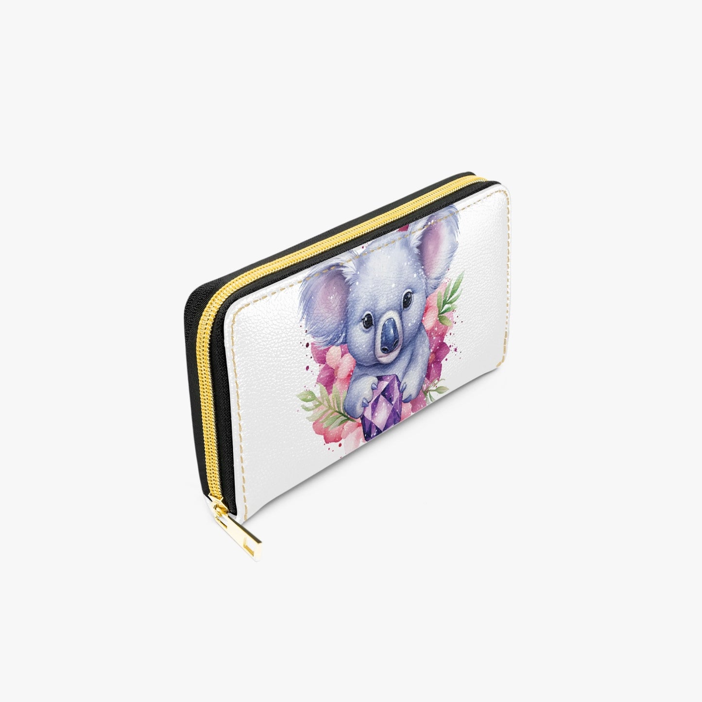 Long Type Zipper Purse, Koala, awd-507