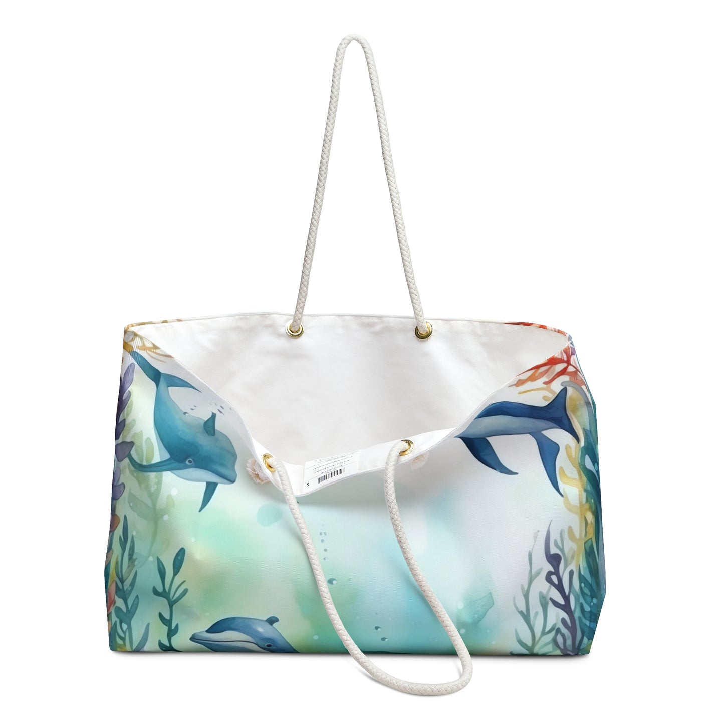 Weekender Bag, Dolphin, Large Weekender Bag, Beach Bag