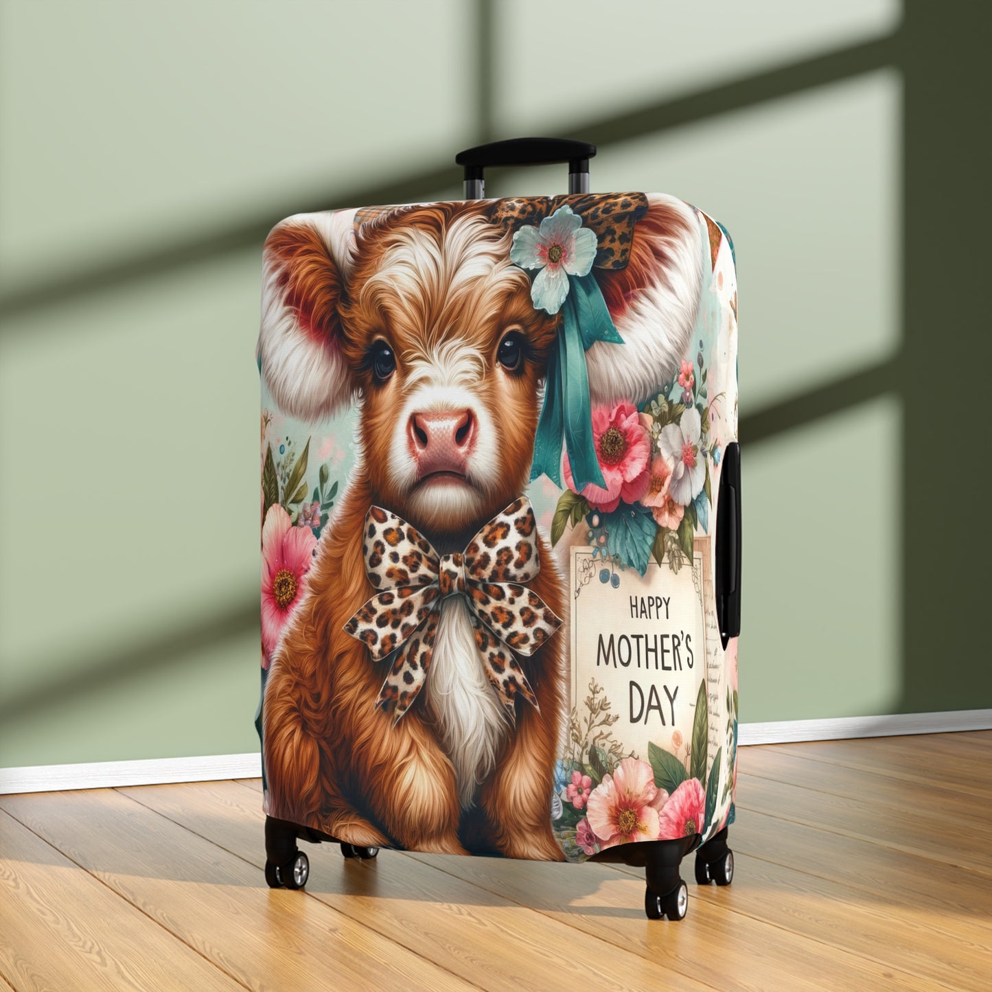 Luggage Cover, Highland Cow, awd-5013