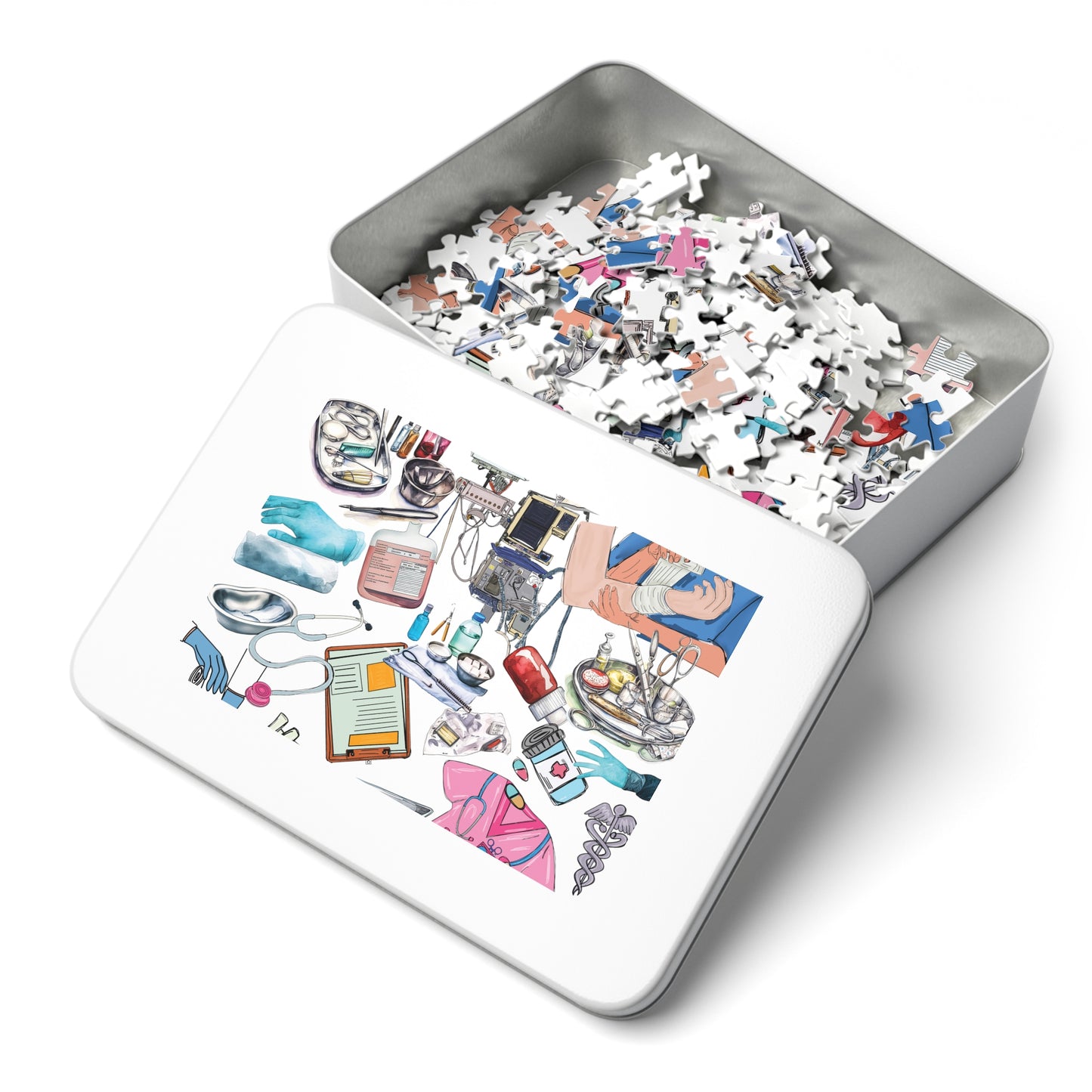 Jigsaw Puzzle, Wound Care Nurse, Personalised/Non-Personalised (30, 110, 252, 500,1000-Piece)