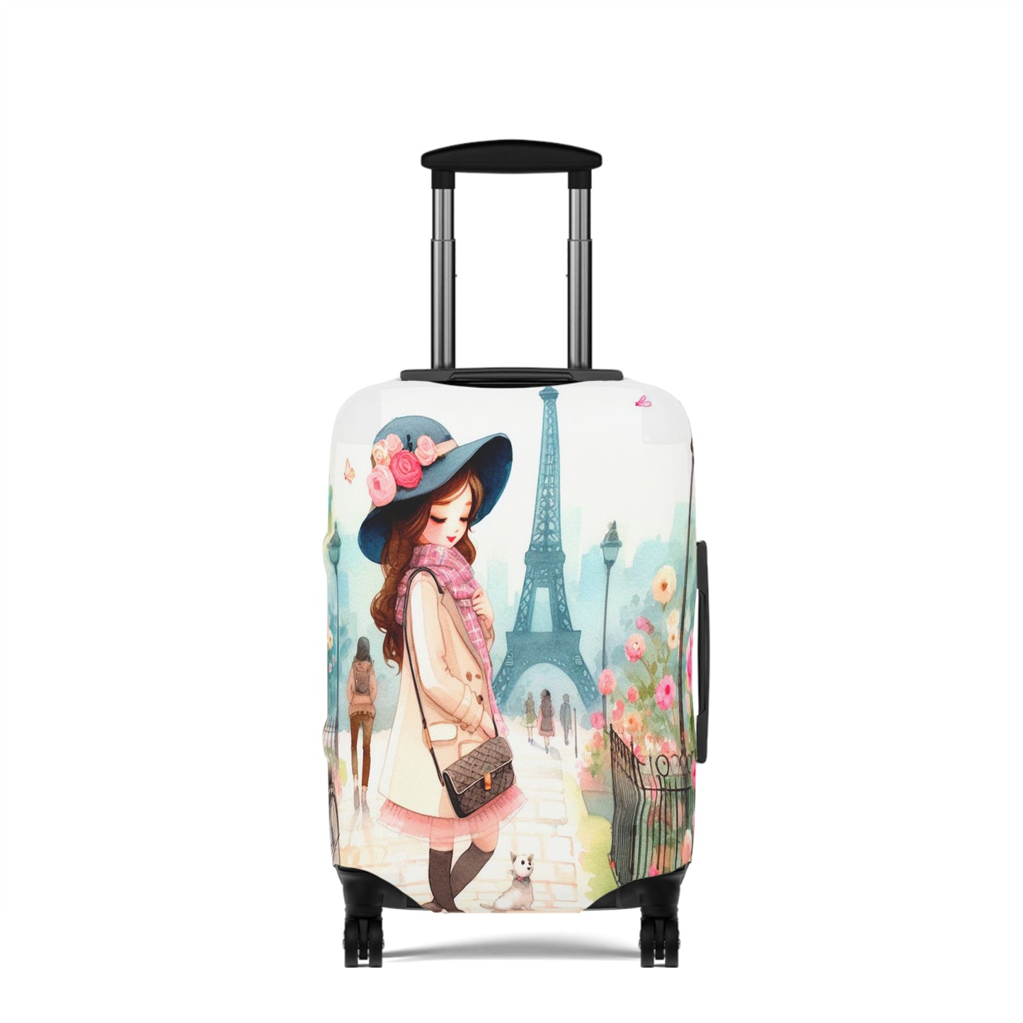 Luggage Cover, Just a Girl Who loves Travelling, awd-2108