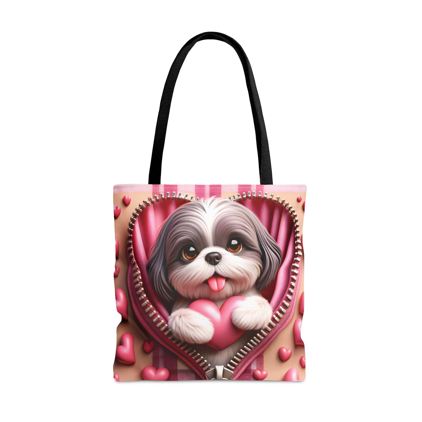 Tote Bag, Cute Dog, Personalised/Non-Personalised Tote bag