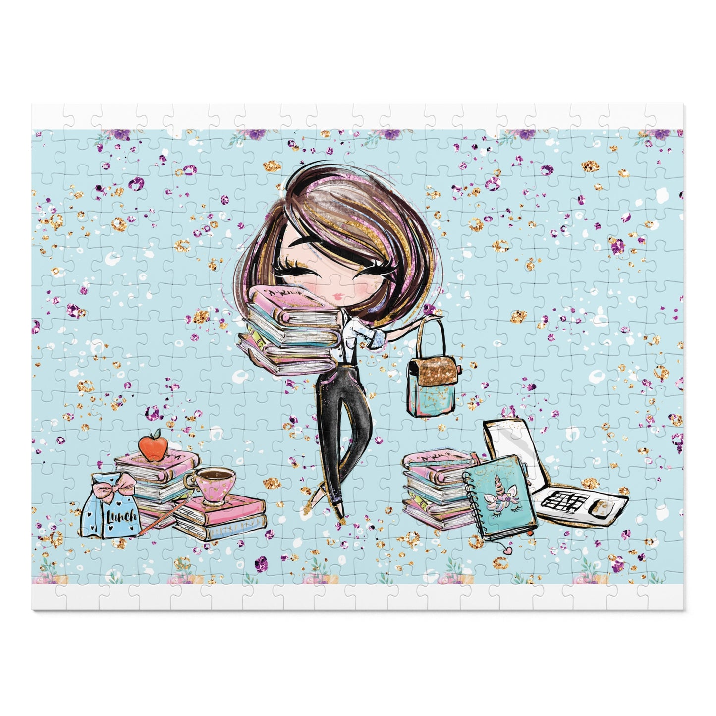 Jigsaw Puzzle, Teacher, Personalised/Non-Personalised (30, 110, 252, 500,1000-Piece)