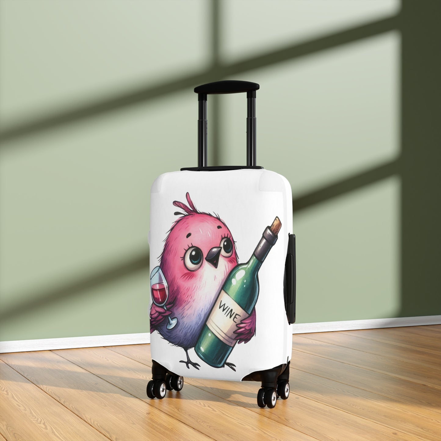 Luggage Cover, Cute Bird, awd-1646