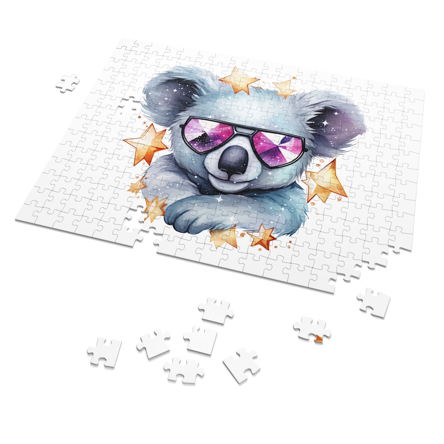 Jigsaw Puzzle in Tin, Australian Animals, Koala, Personalised/Non-Personalised, awd-508 (30, 110, 252, 500,1000-Piece)