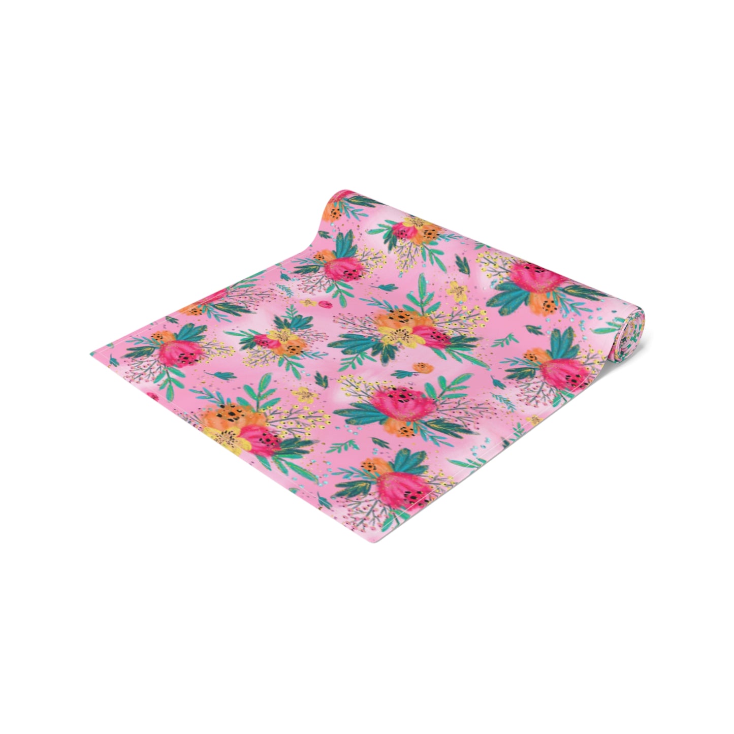 Australian Floral Table Runner, Cotton Twill and Poly Available