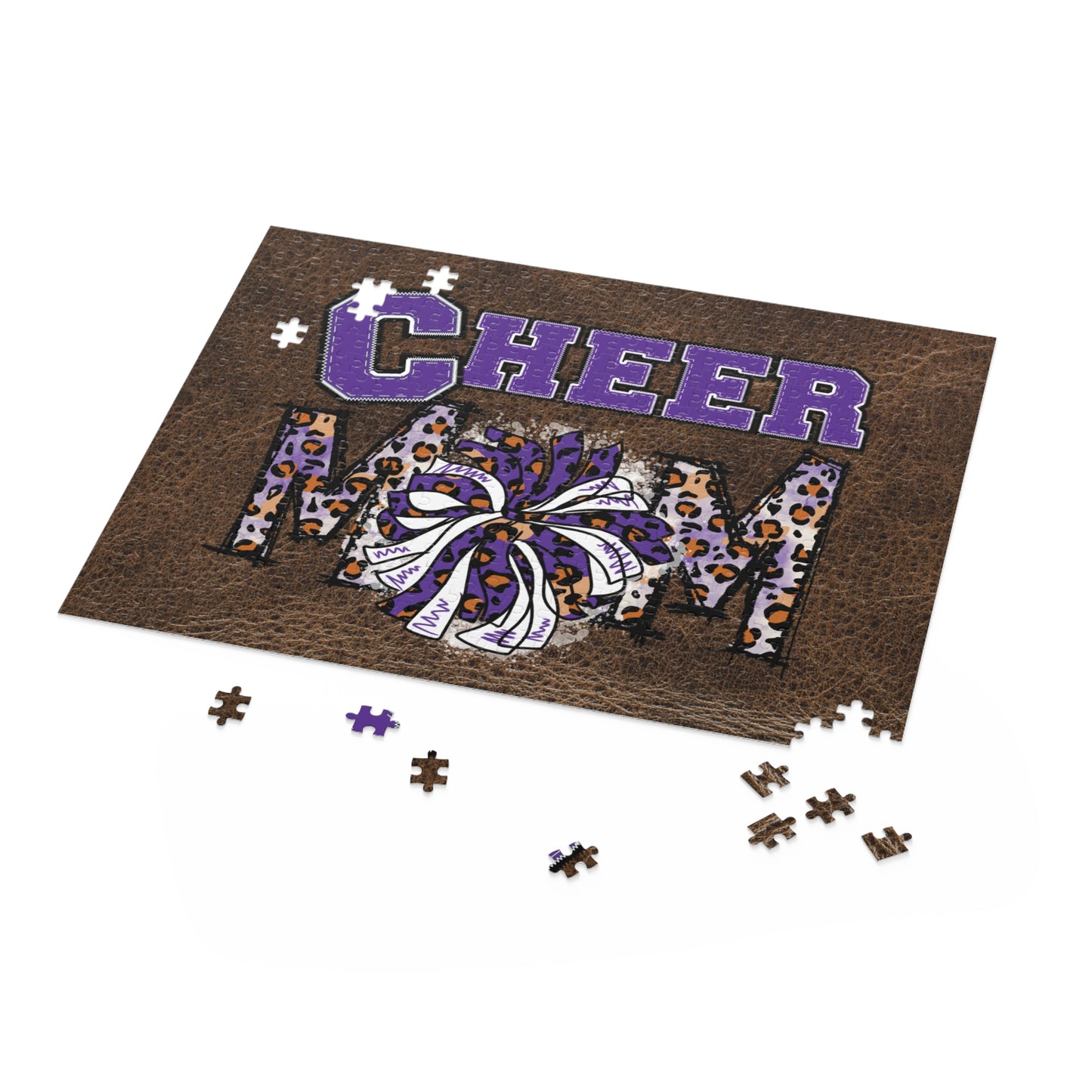 Personalised/Non-Personalised Puzzle, Cheer Mom (120, 252, 500-Piece)