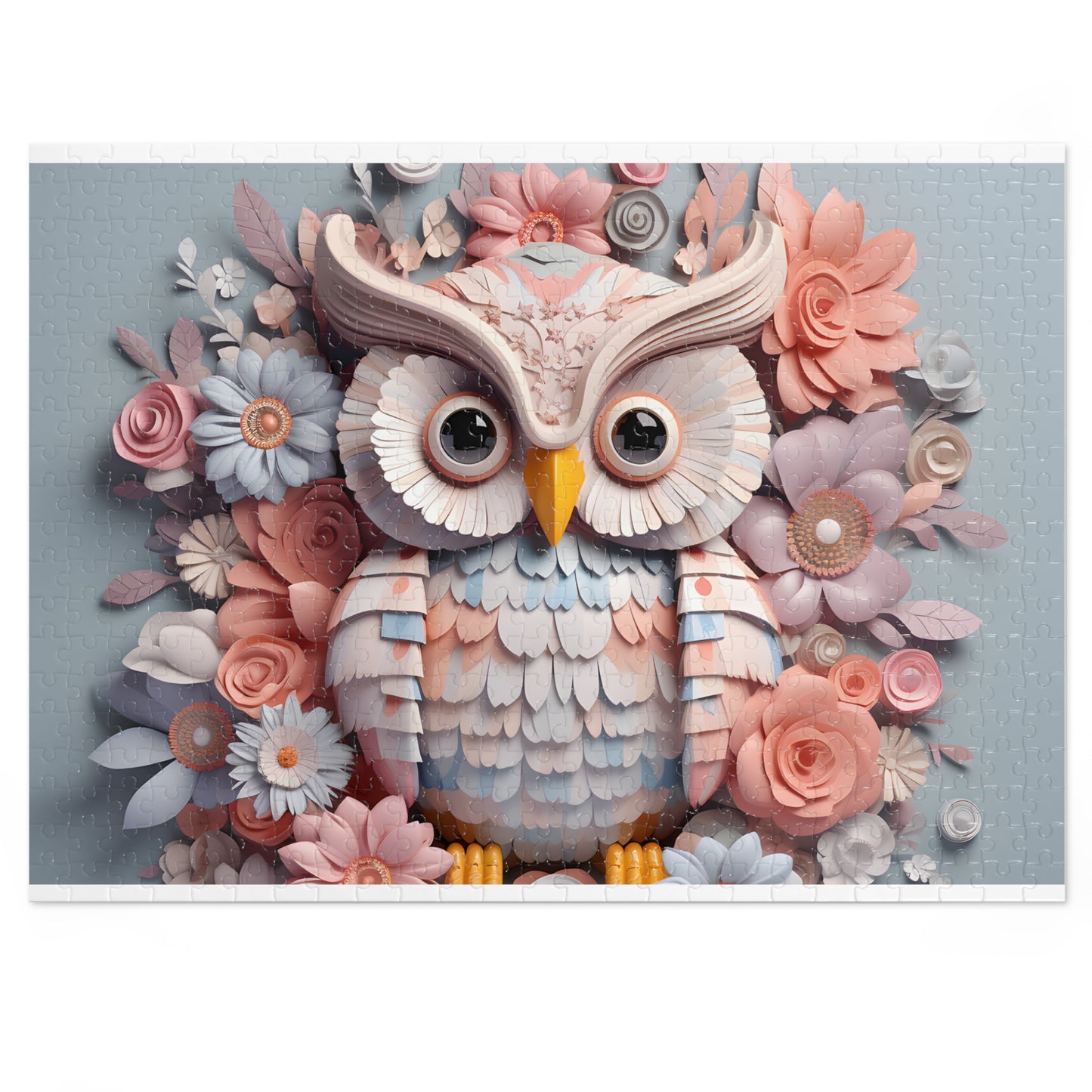 Jigsaw Puzzle, Owl, Personalised/Non-Personalised (30, 110, 252, 500,1000-Piece)