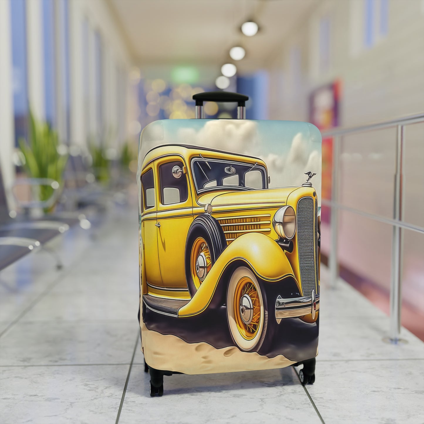 Luggage Cover, Vintage Car, awd-331