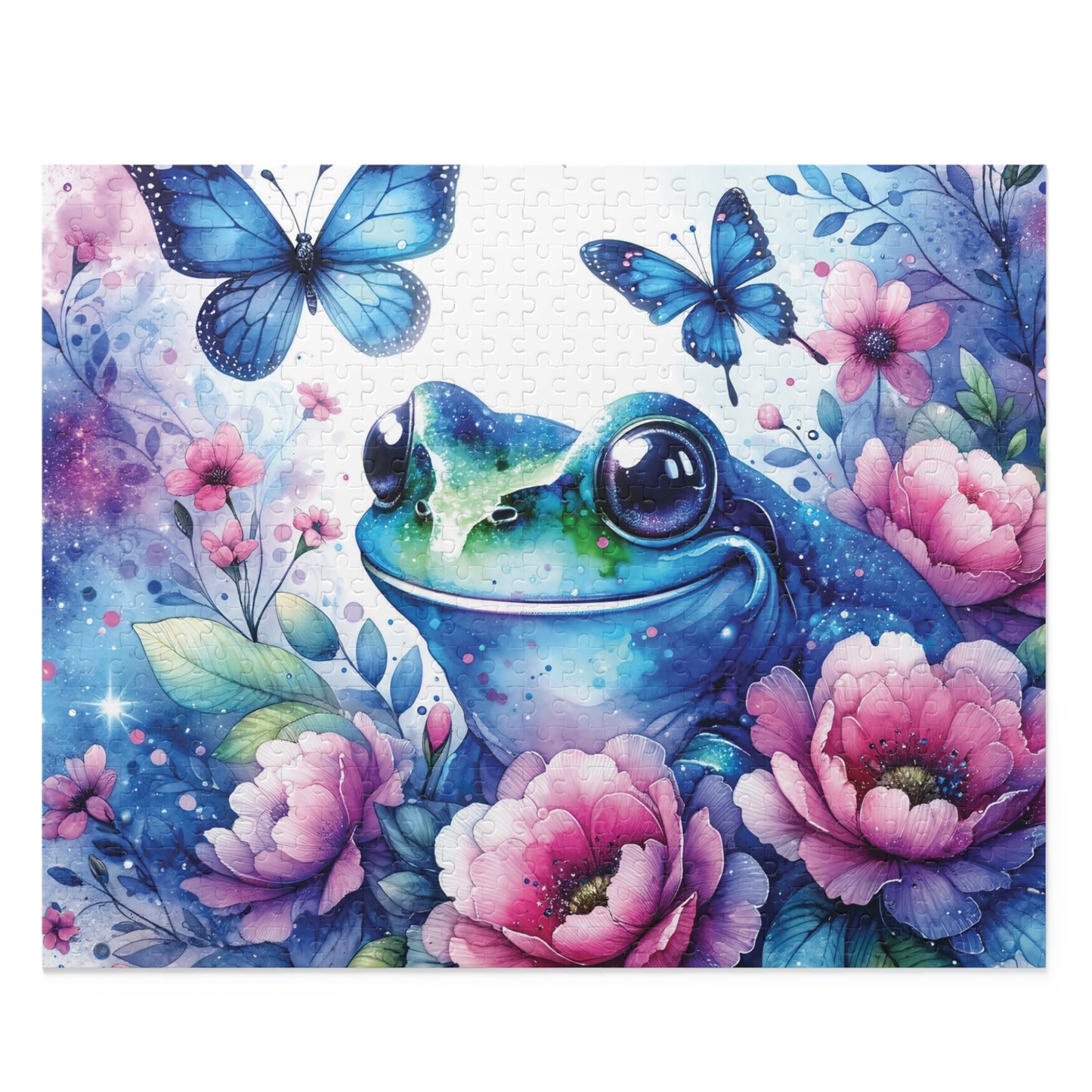 Personalised/Non-Personalised Puzzle, Frog (120, 252, 500-Piece)