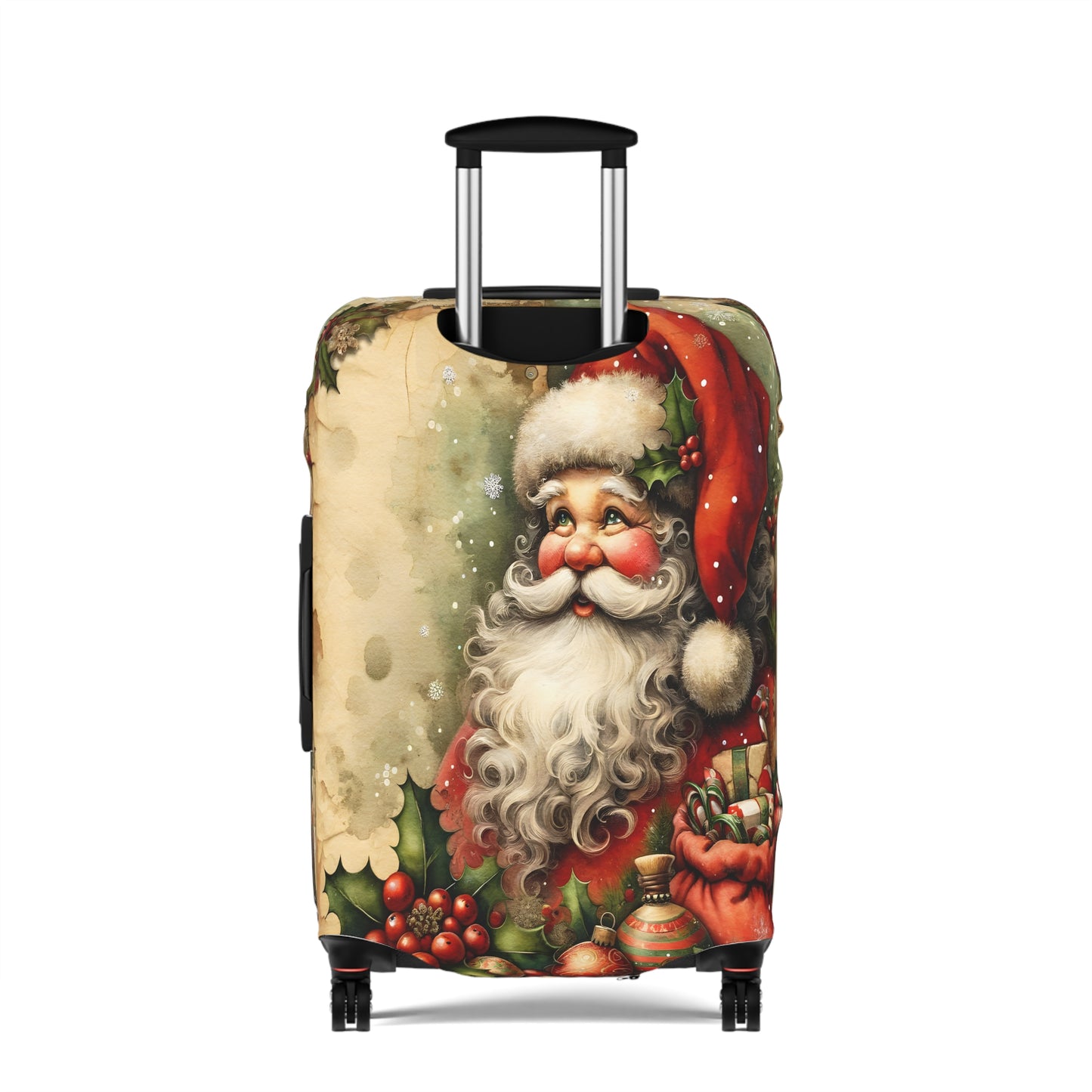 Luggage Cover, Christmas, Vintage Santa, awd-1478