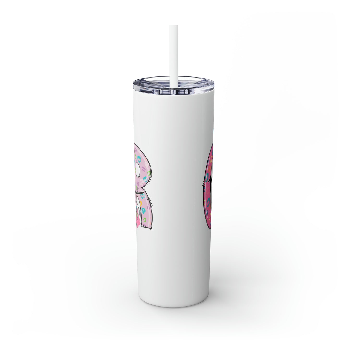 Skinny Tumbler with Straw, 20oz, Cardio Vascular Nurse