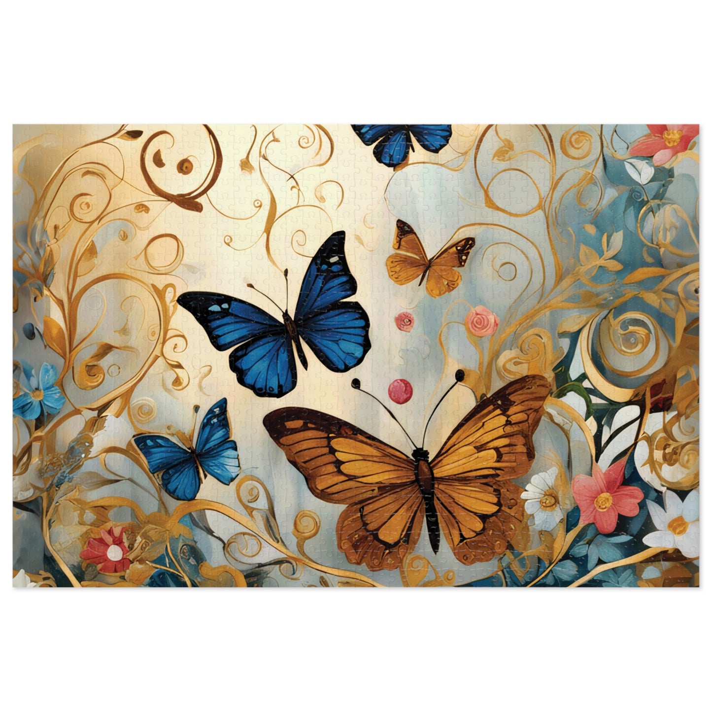 Jigsaw Puzzle, Butterfly, Personalised/Non-Personalised (30, 110, 252, 500,1000-Piece)