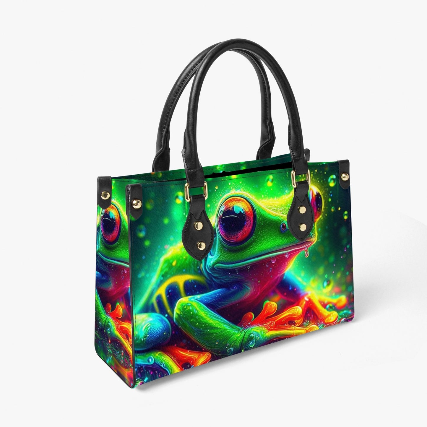 Women's Tote Bag - Long Strap - Frog