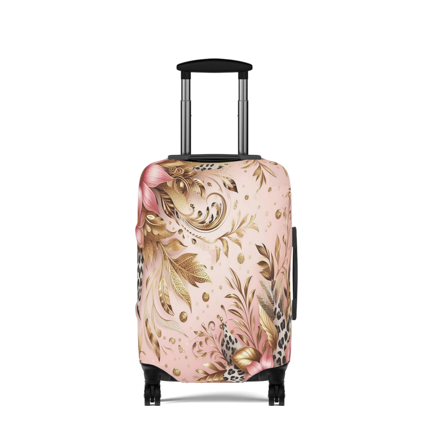 Luggage Cover, Floral Leopard, awd-3081